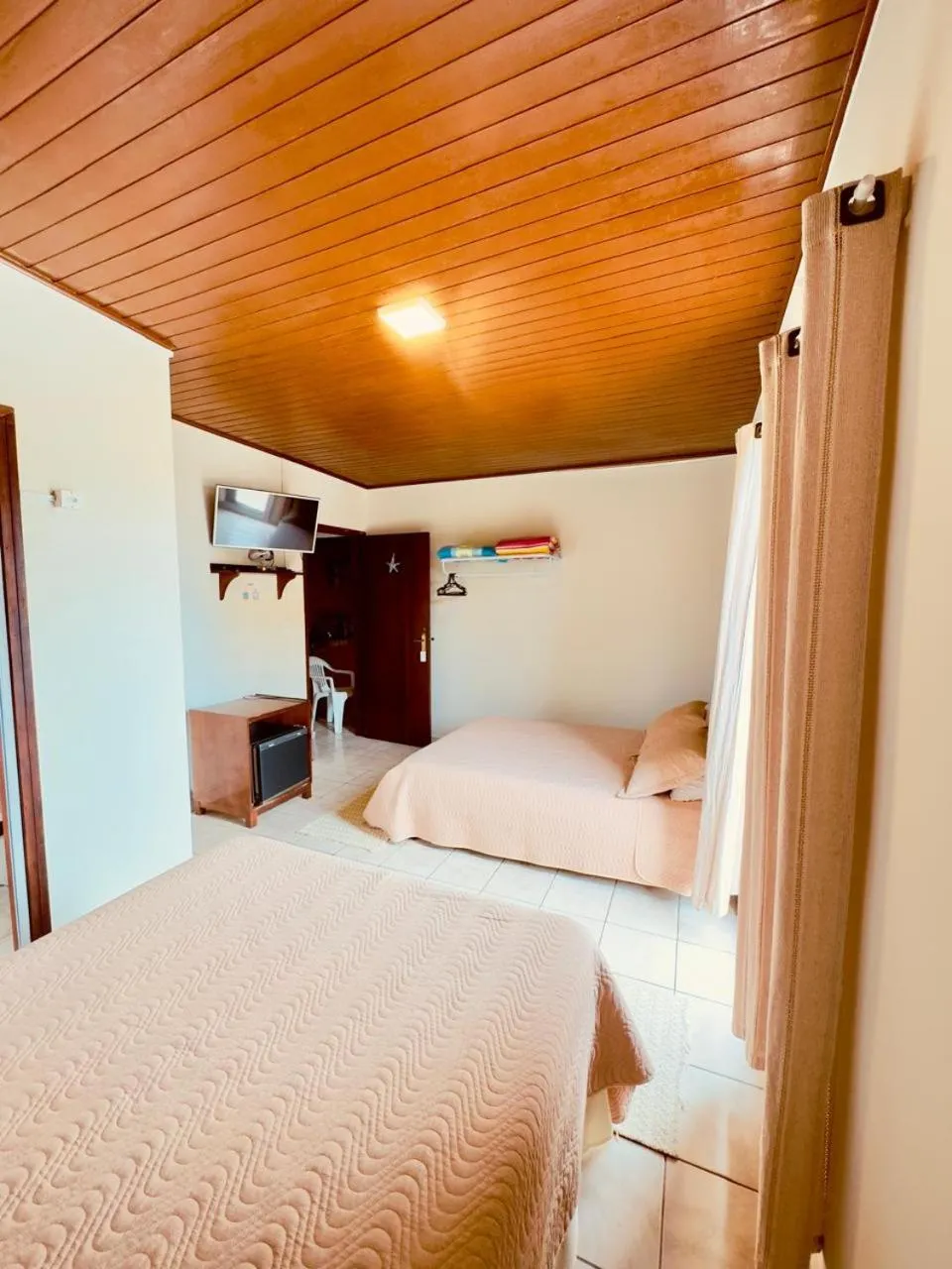 Bed in Pousada Amanhecer do Itaguá