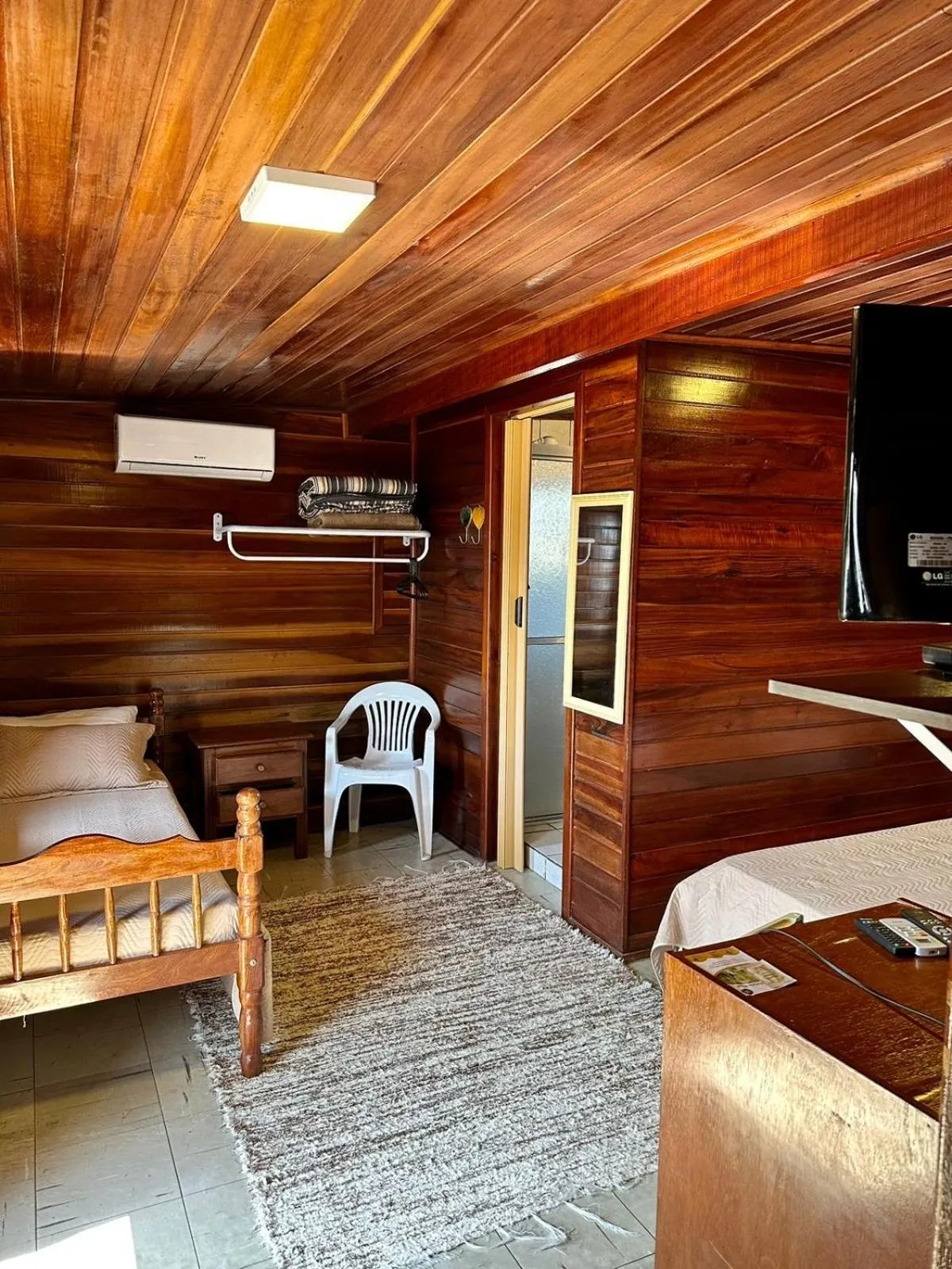 Bed in Pousada Amanhecer do Itaguá