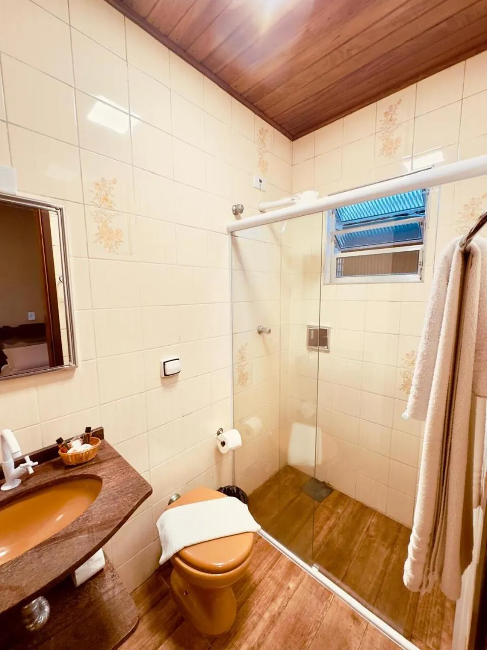 Bathroom in Pousada Amanhecer do Itaguá