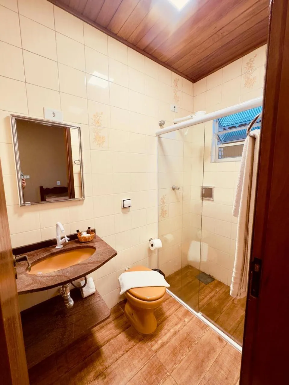 Bathroom in Pousada Amanhecer do Itaguá