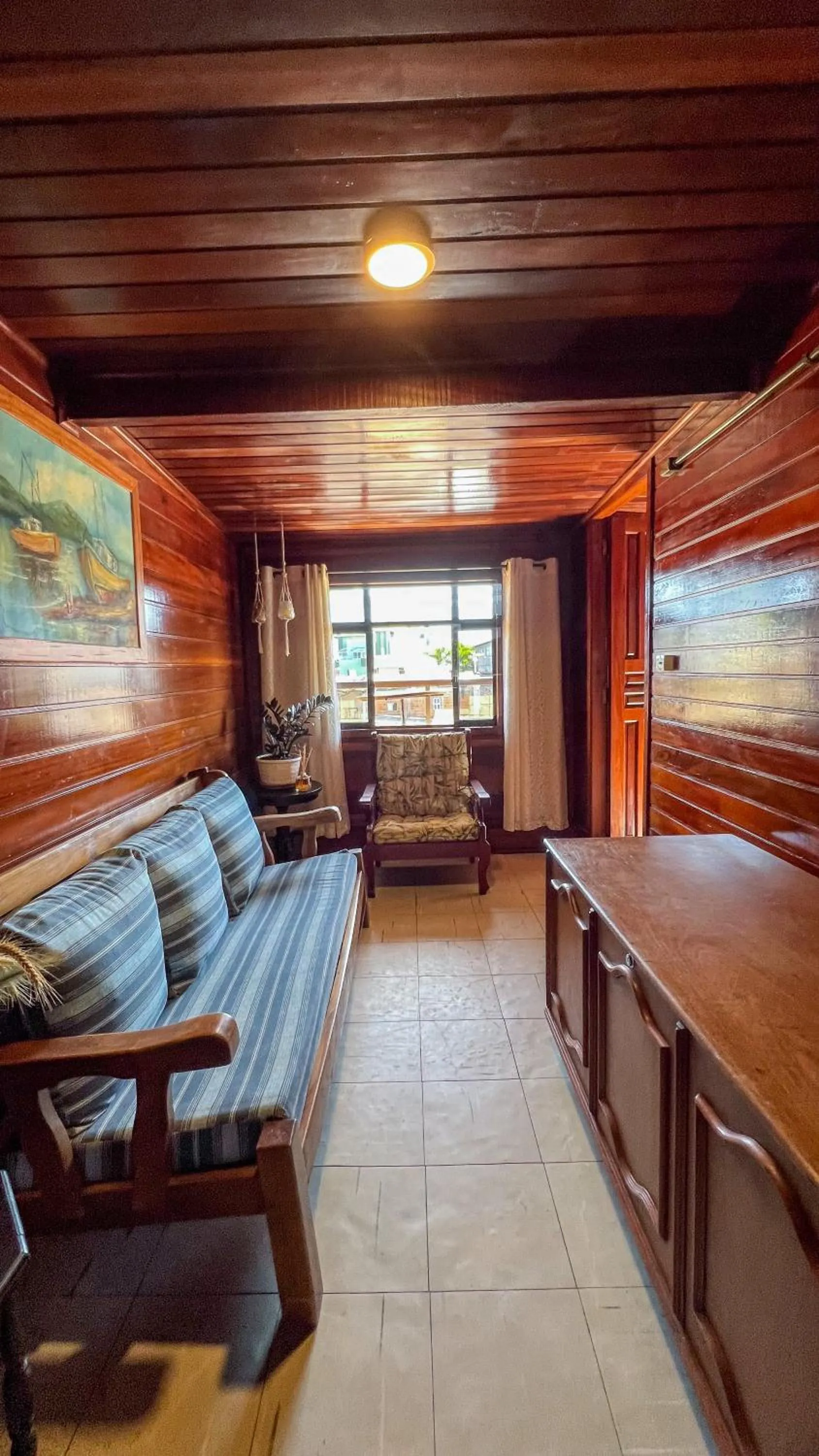 Living room in Pousada Amanhecer do Itaguá