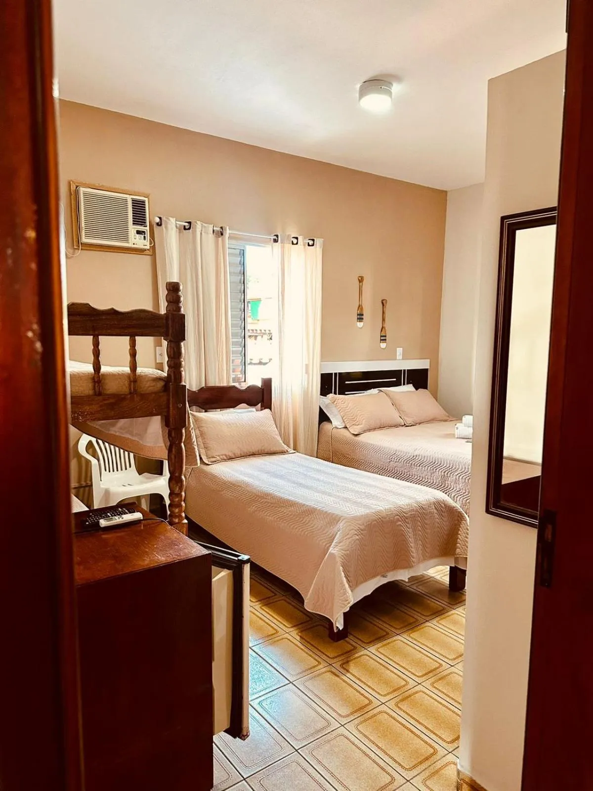 Bed in Pousada Amanhecer do Itaguá