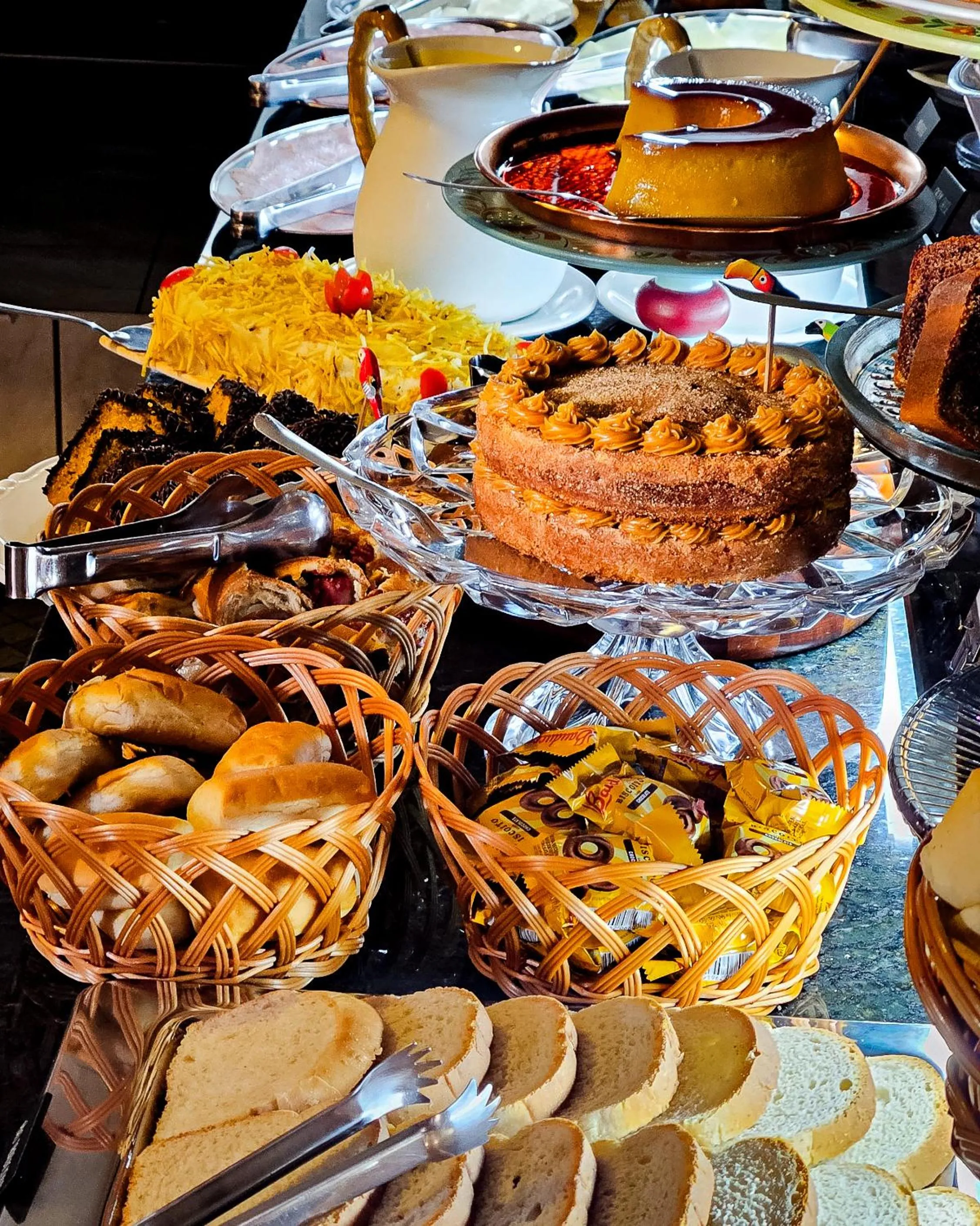 Breakfast in Pousada Amanhecer do Itaguá