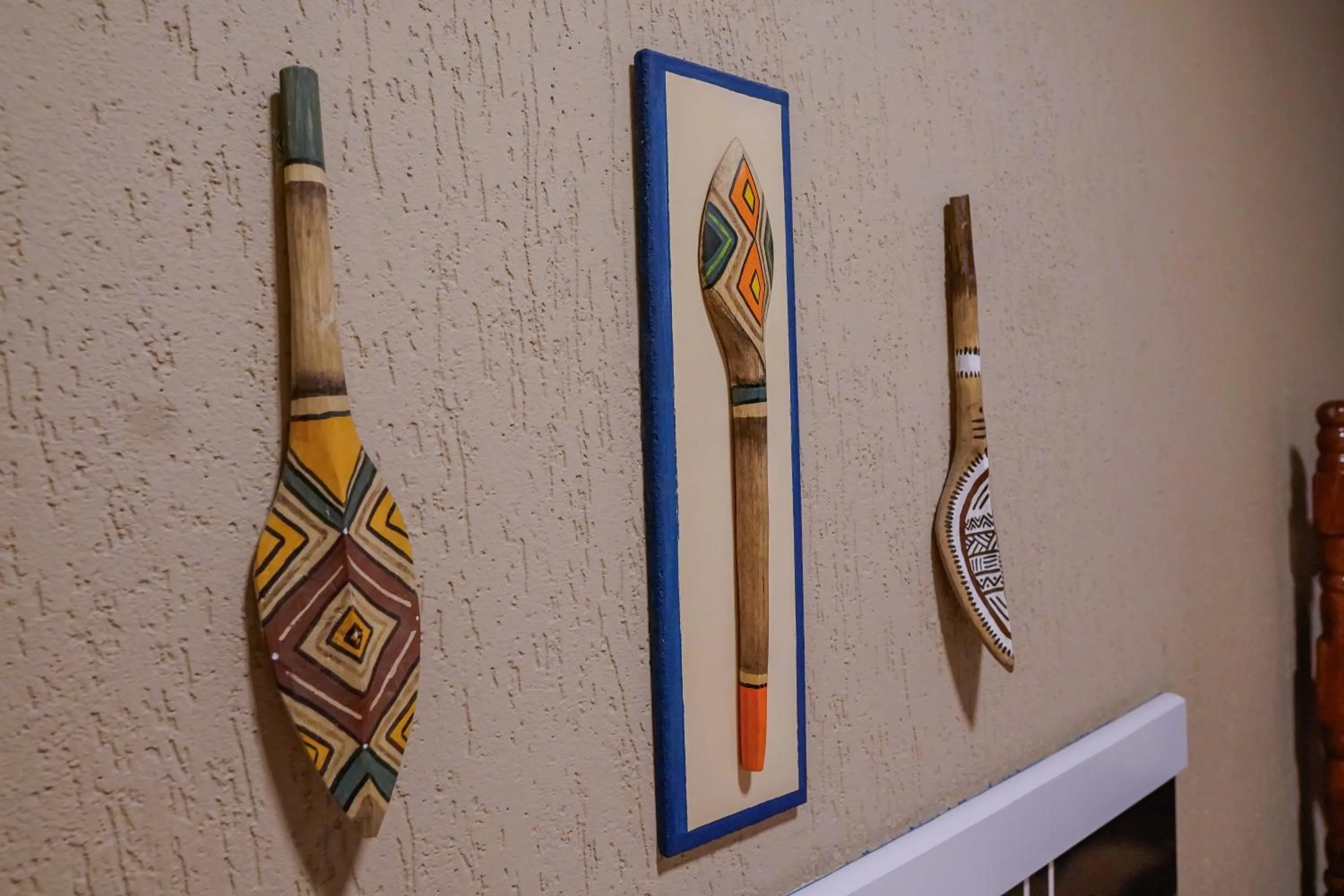 Decorative detail in Pousada Amanhecer do Itaguá