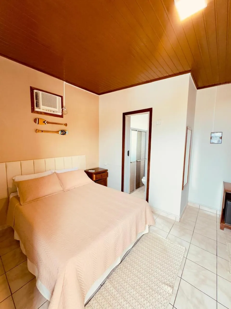 Bed in Pousada Amanhecer do Itaguá