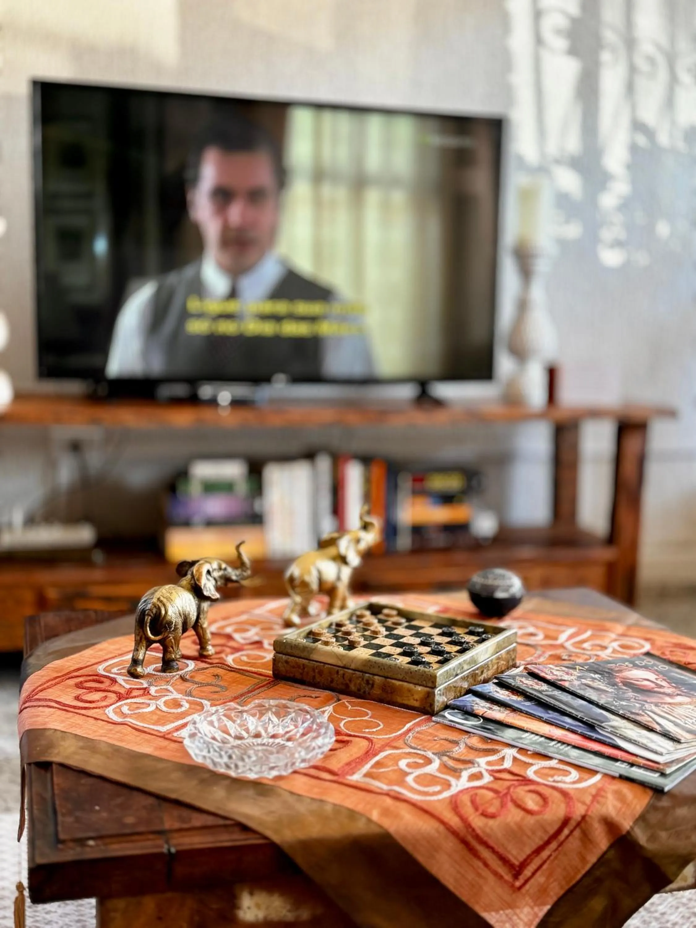 Living room in Pousada Amanhecer do Itaguá