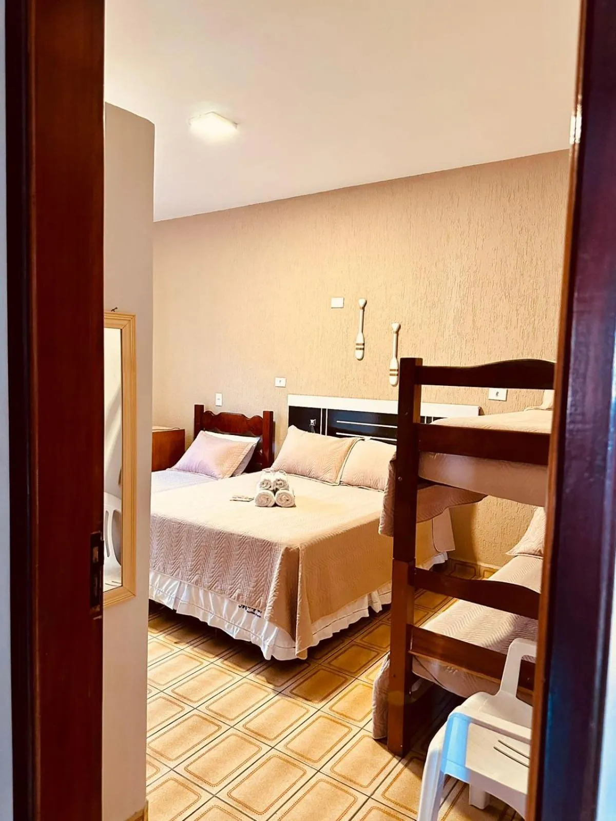 Photo of the whole room in Pousada Amanhecer do Itaguá