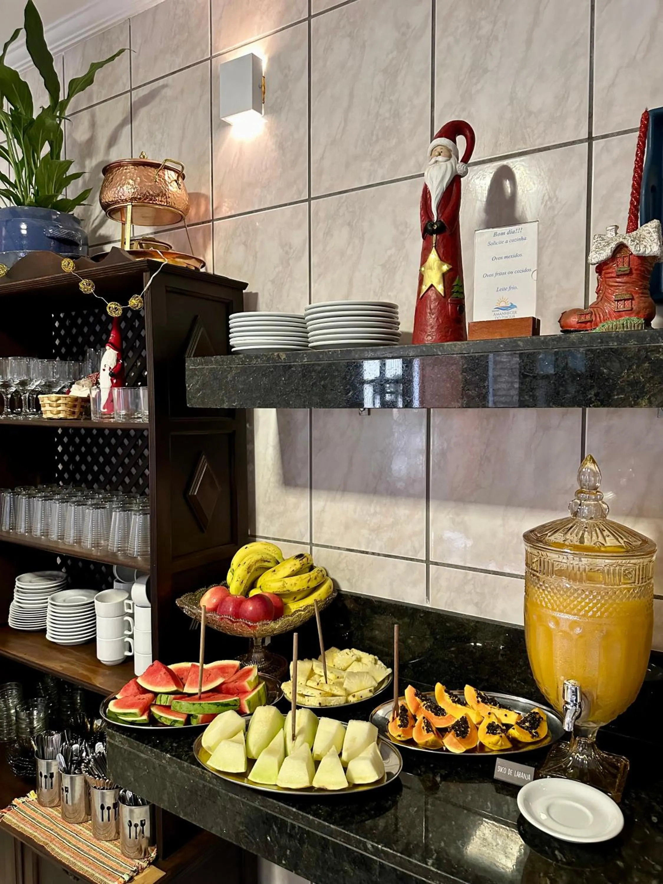 Breakfast in Pousada Amanhecer do Itaguá