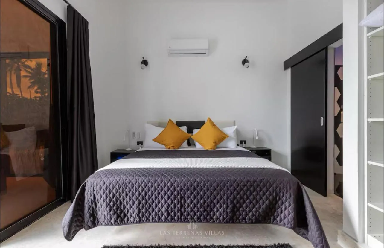 Bed in Casa Black and White Frente al Mar