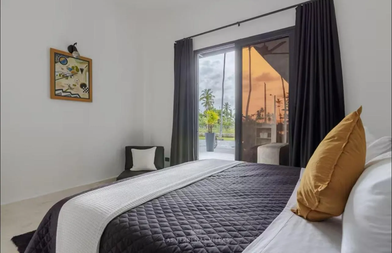Bed in Casa Black and White Frente al Mar