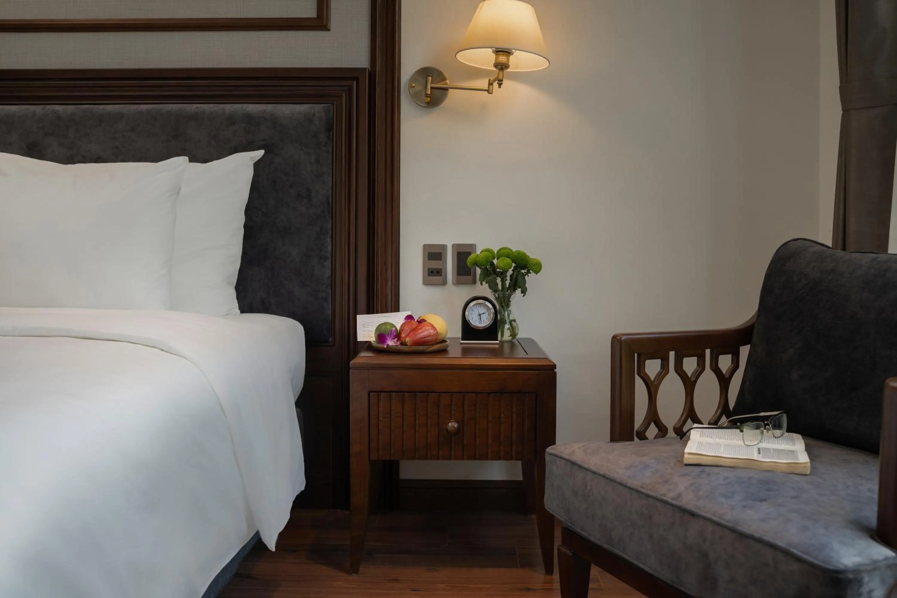 Decorative detail, Bed in The Q Boutique Hotel