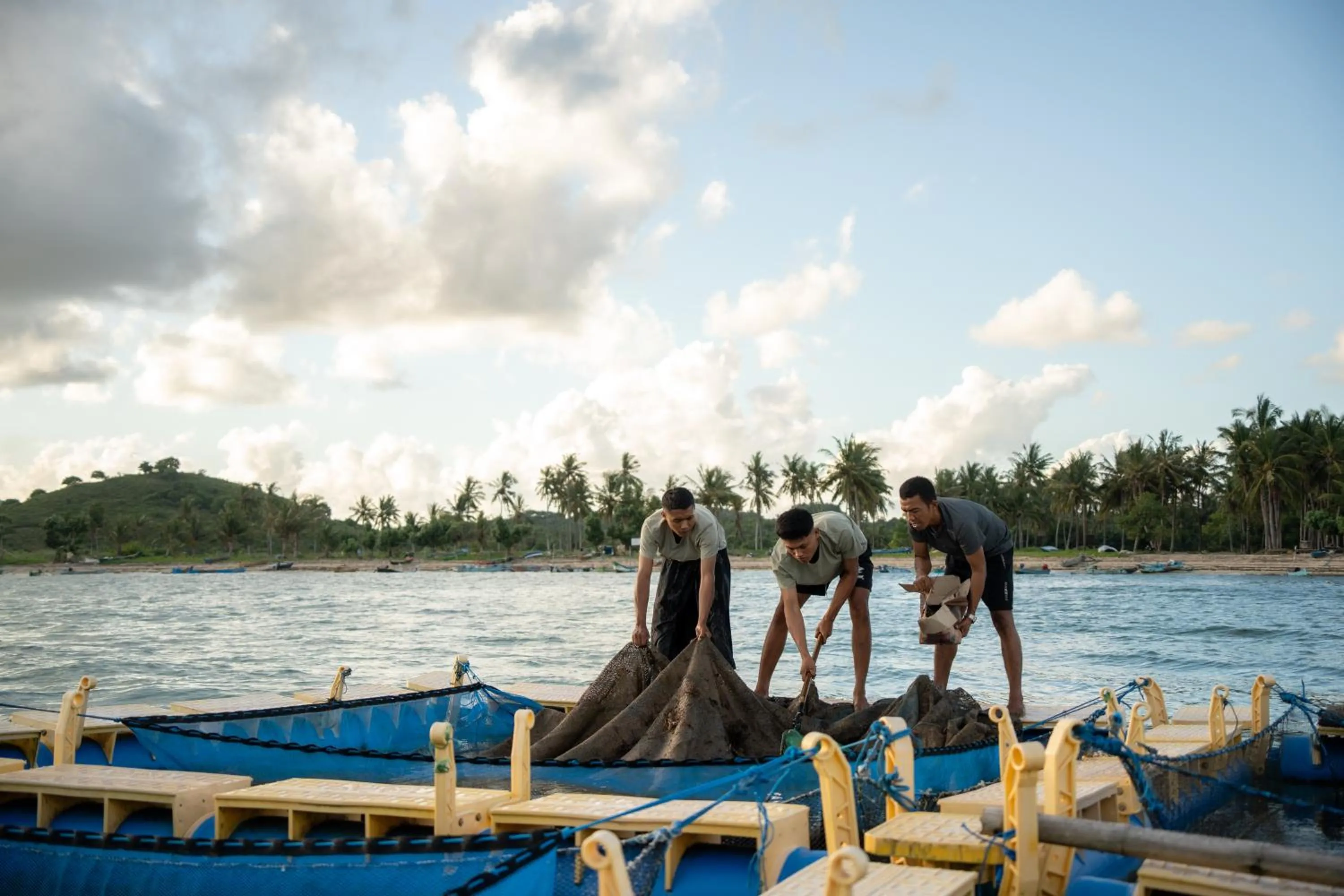 Fishing in Kuara Lombok