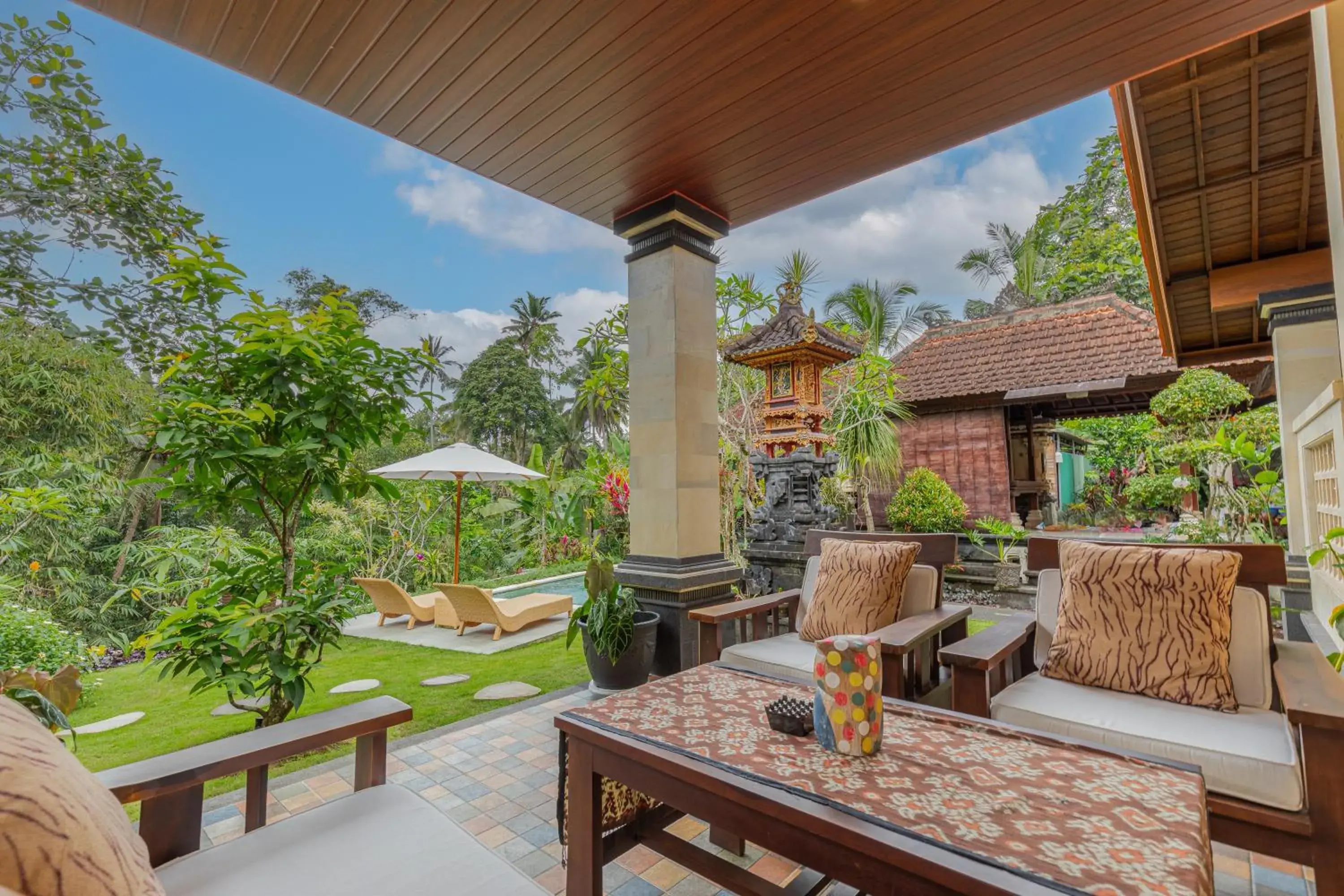 Living room in Campuhan Guesthouse Living room in Campuhan Guesthouse