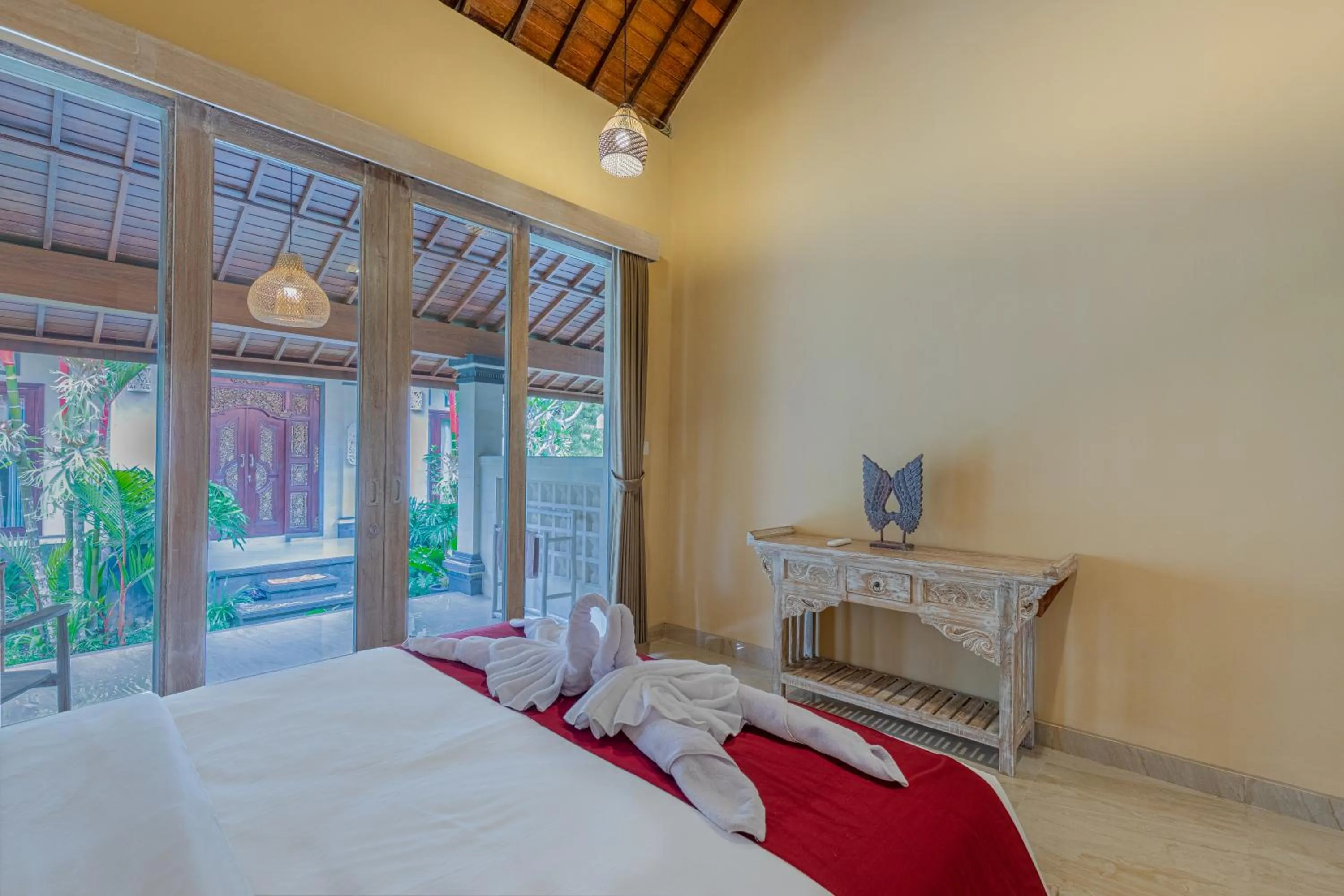 Bed in Campuhan Guesthouse