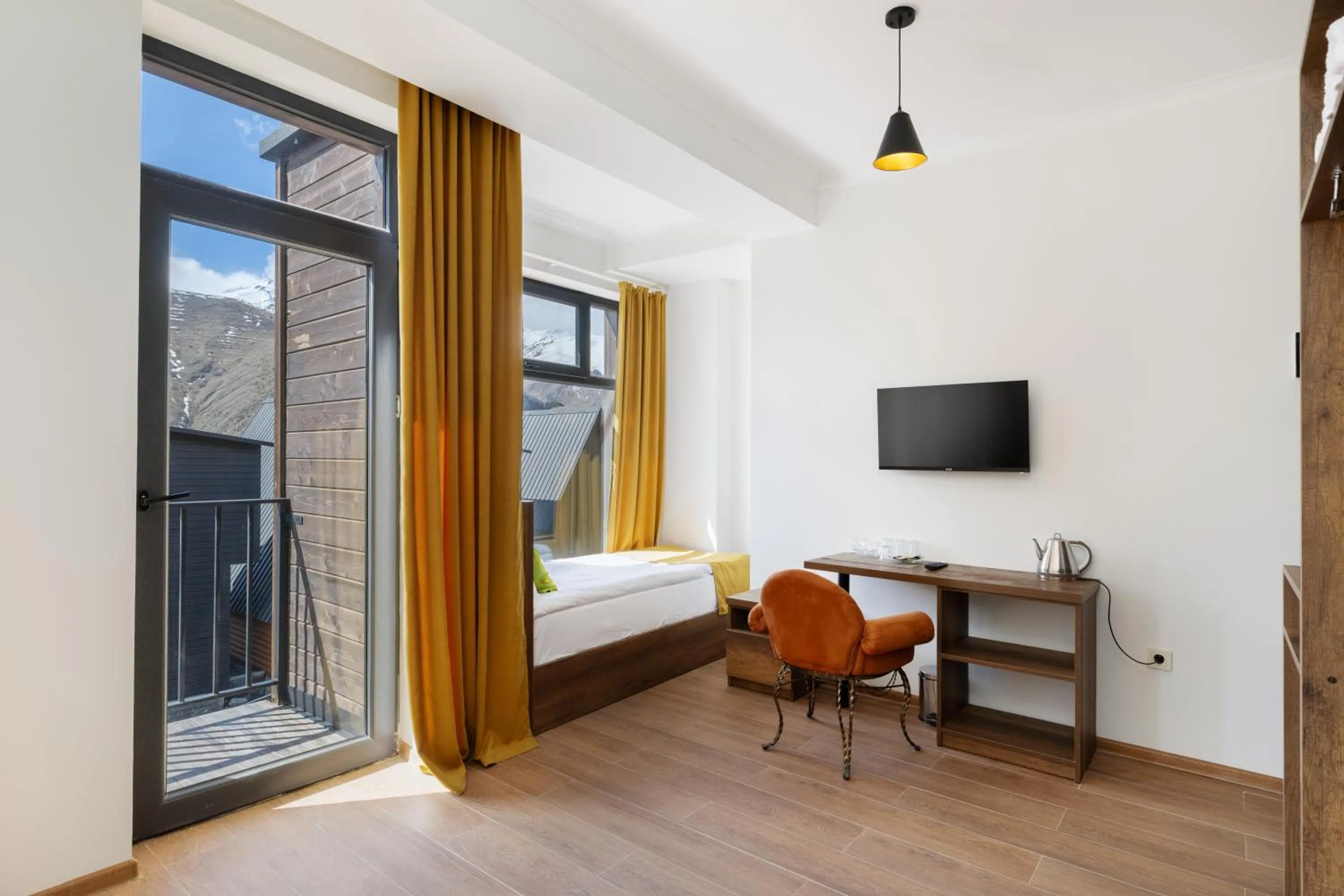 Bedroom, Bed in Melodia KAZBEGI