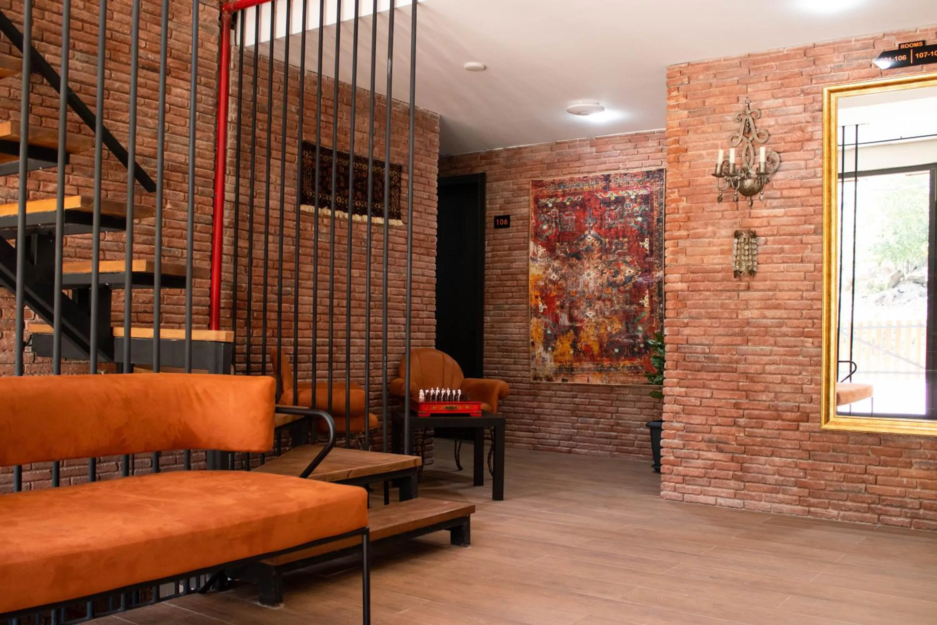Seating area in Melodia KAZBEGI