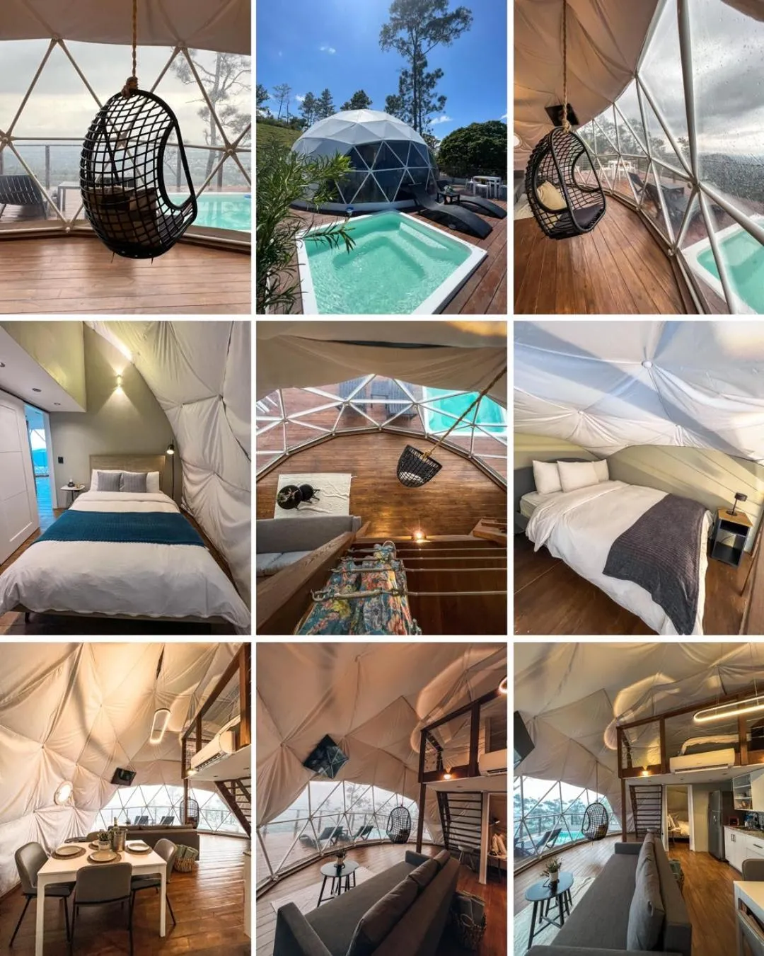 Bed in The Domes Jarabacoa