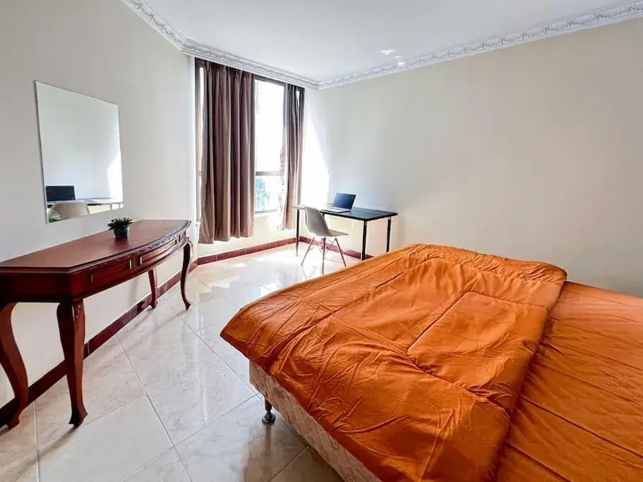 Bed in Large and Strategic Apt 3BR with WiFi & Pool Bed in Large and Strategic Apt 3BR with WiFi & Pool