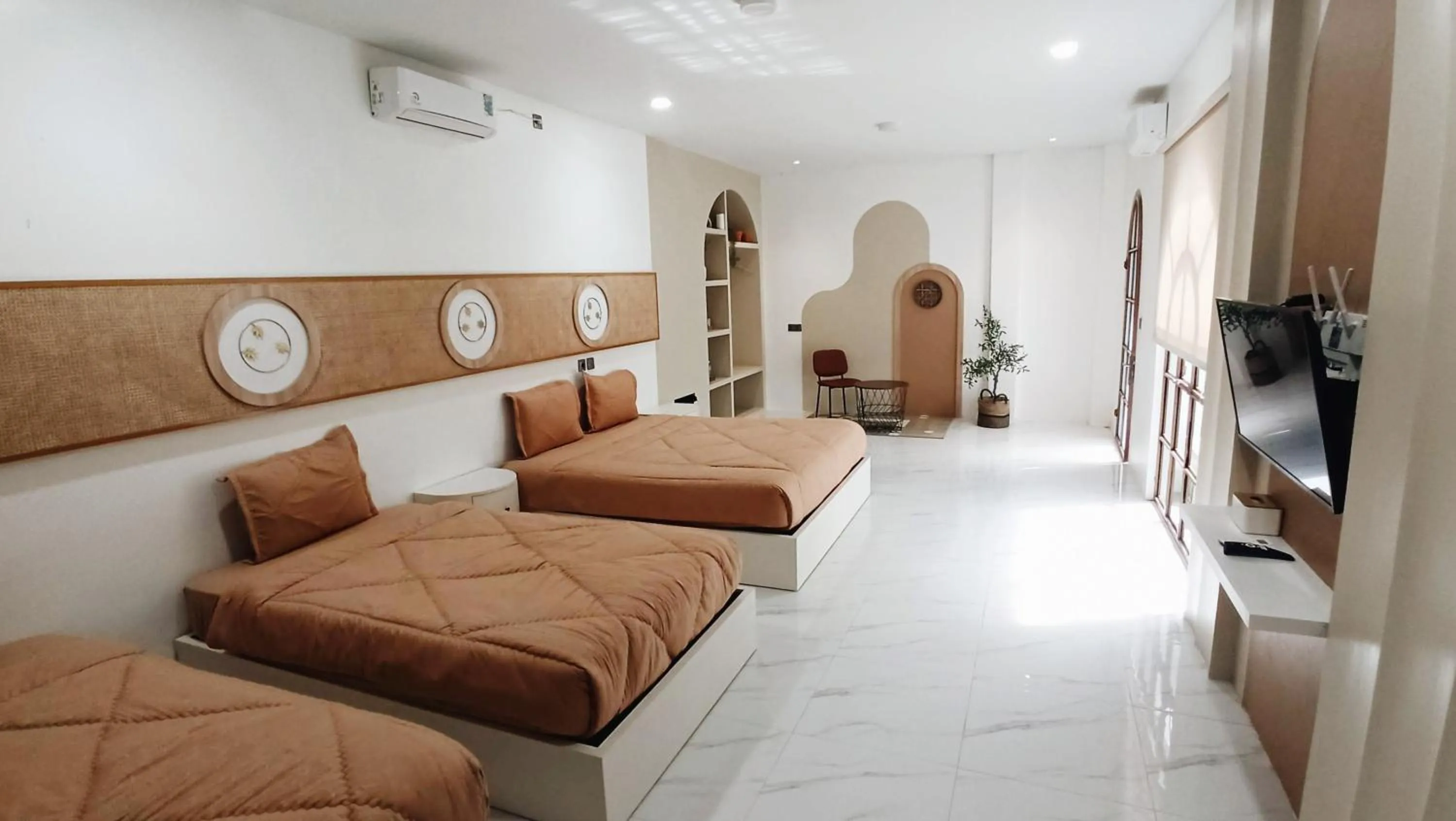 Bed in Sribudaya Resort