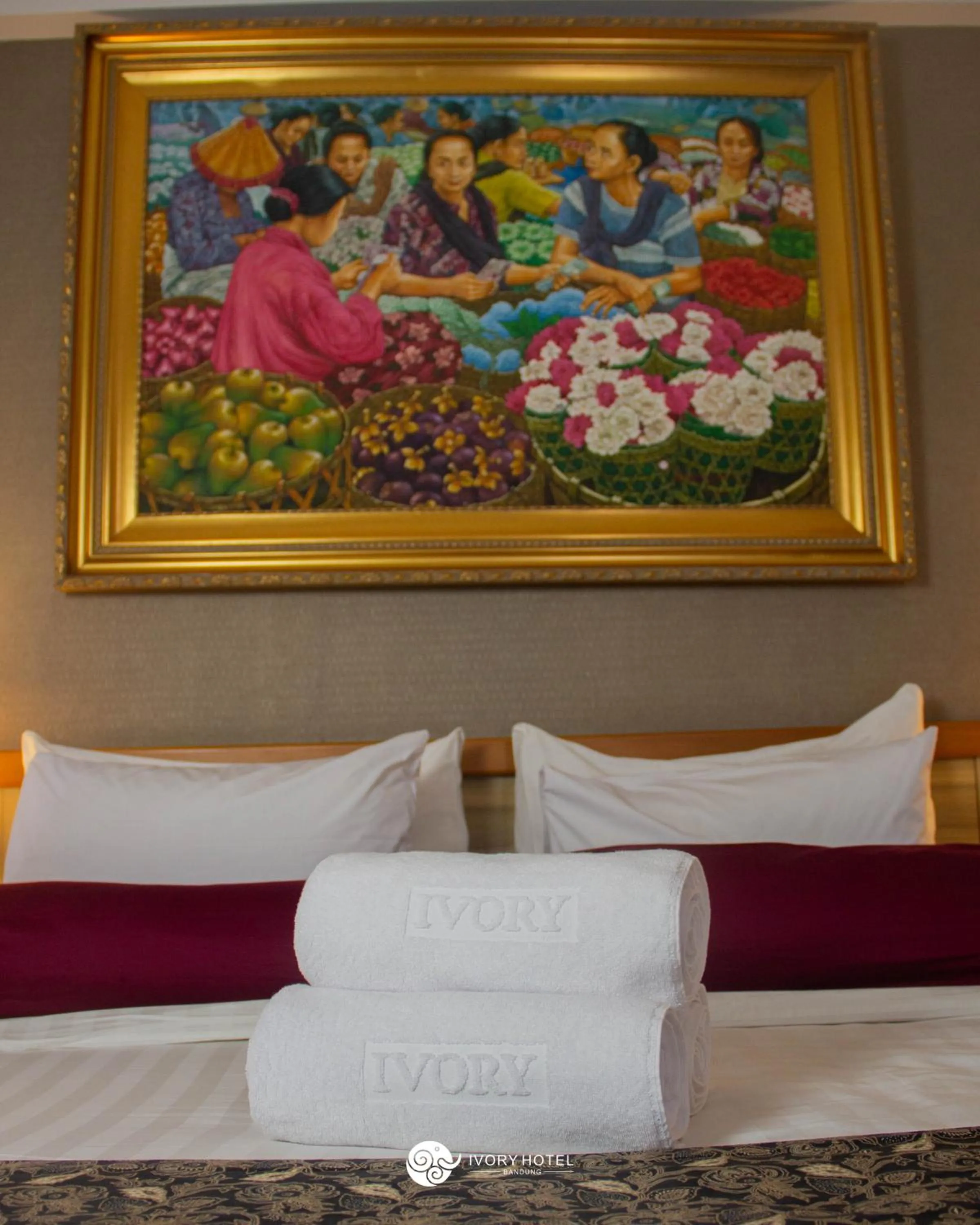 Bed in Ivory Hotel Bandung