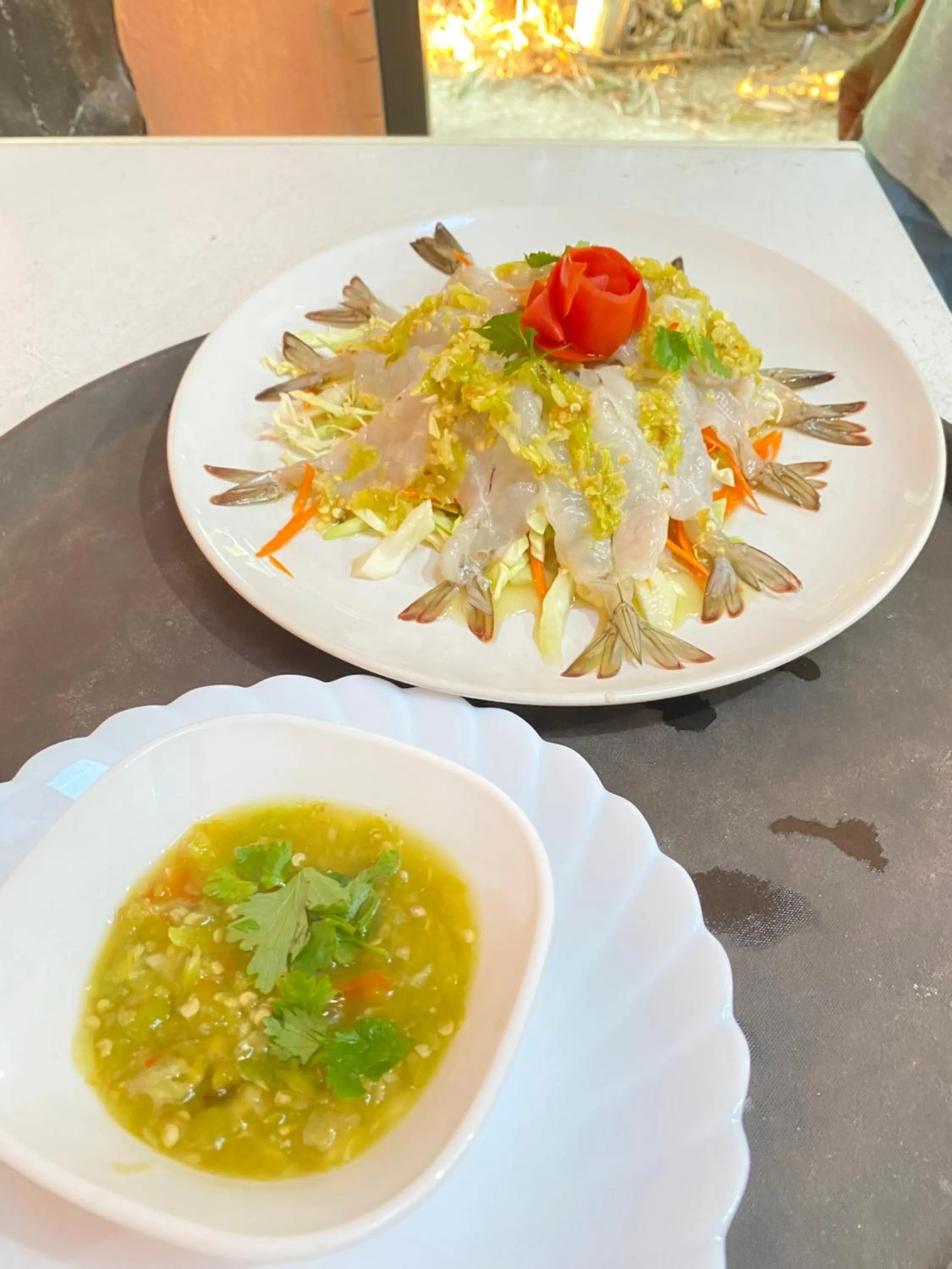 Lunch in Lanta Wild Beach Resort