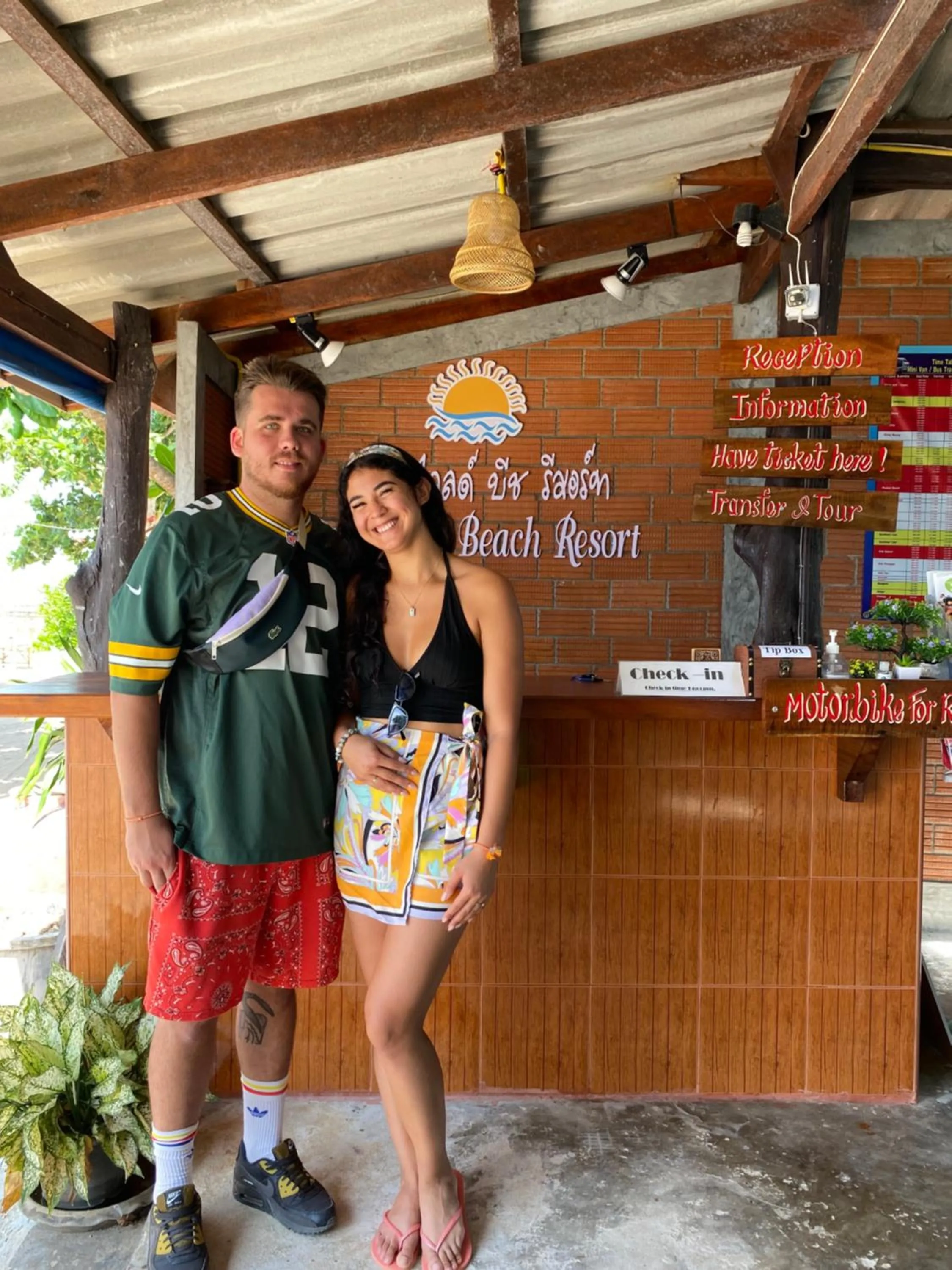 group of guests in Lanta Wild Beach Resort