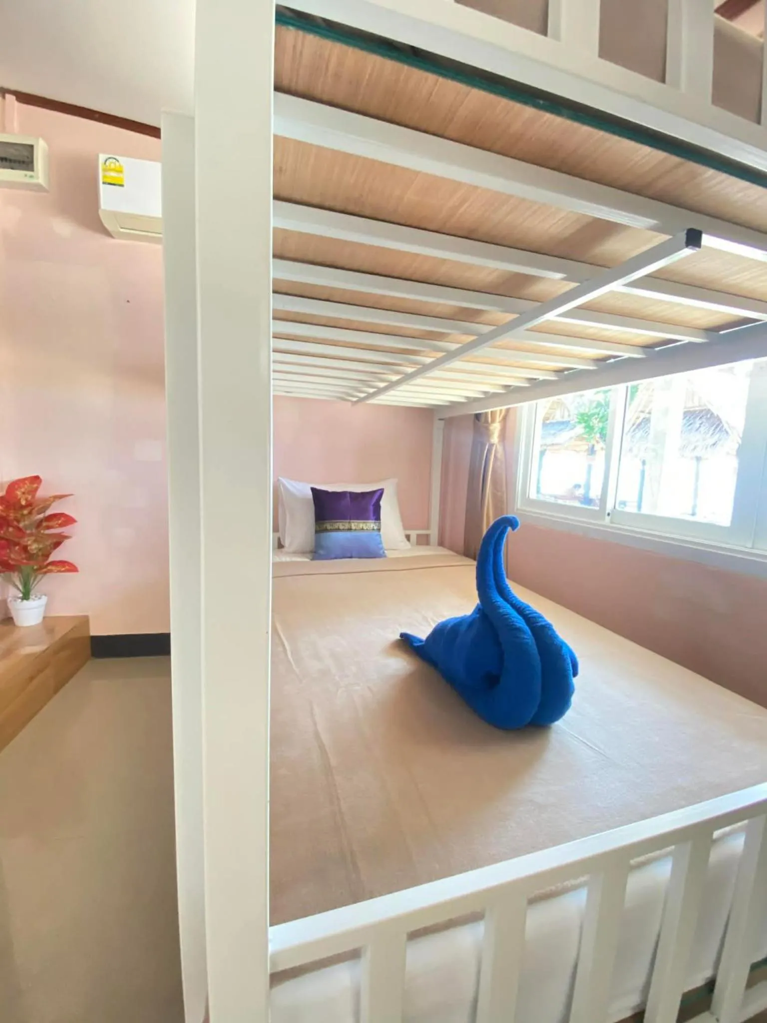 Bed in Lanta Wild Beach Resort