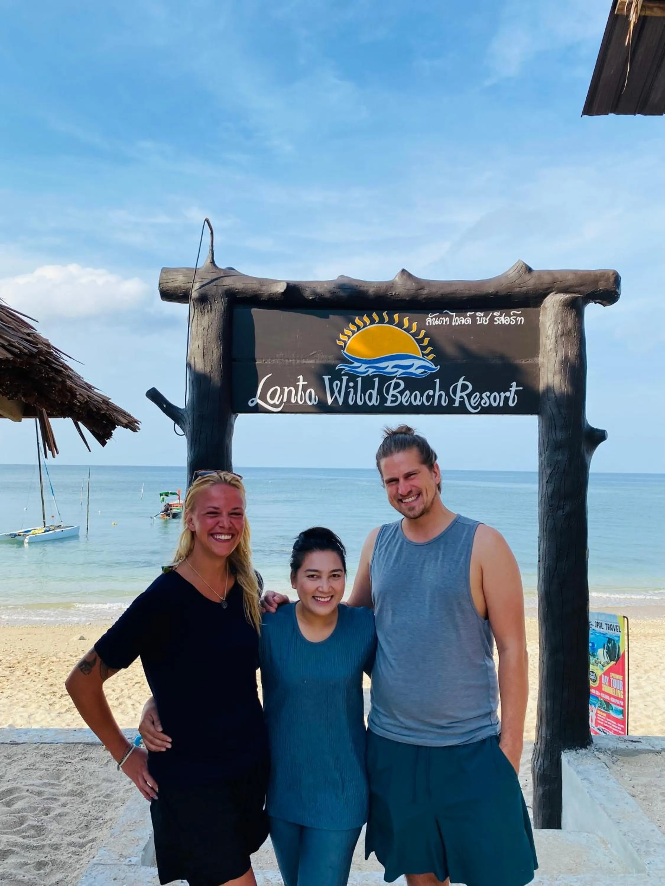 Guests in Lanta Wild Beach Resort
