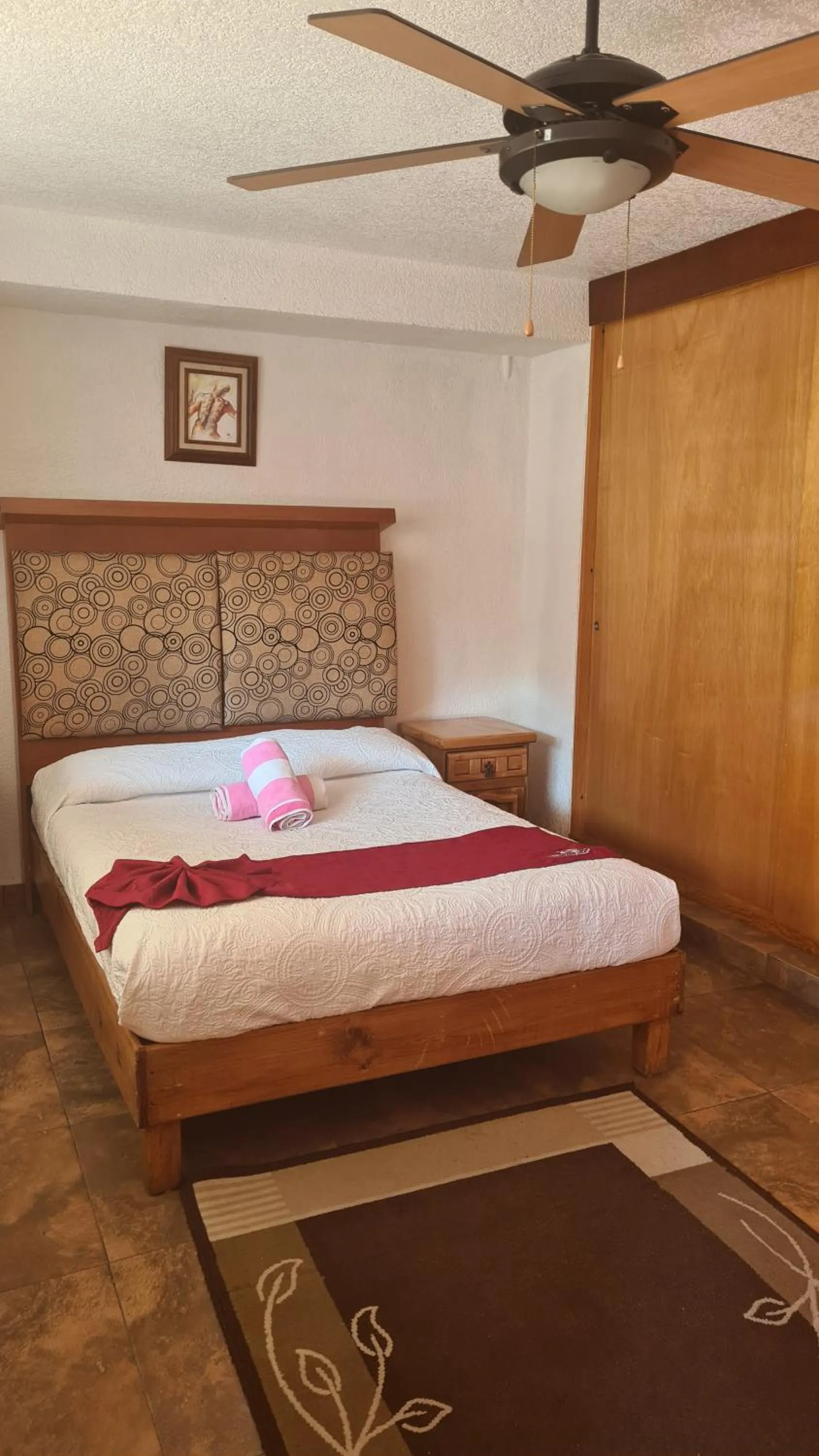 Bed in Hotel Leyenda del Tepozteco