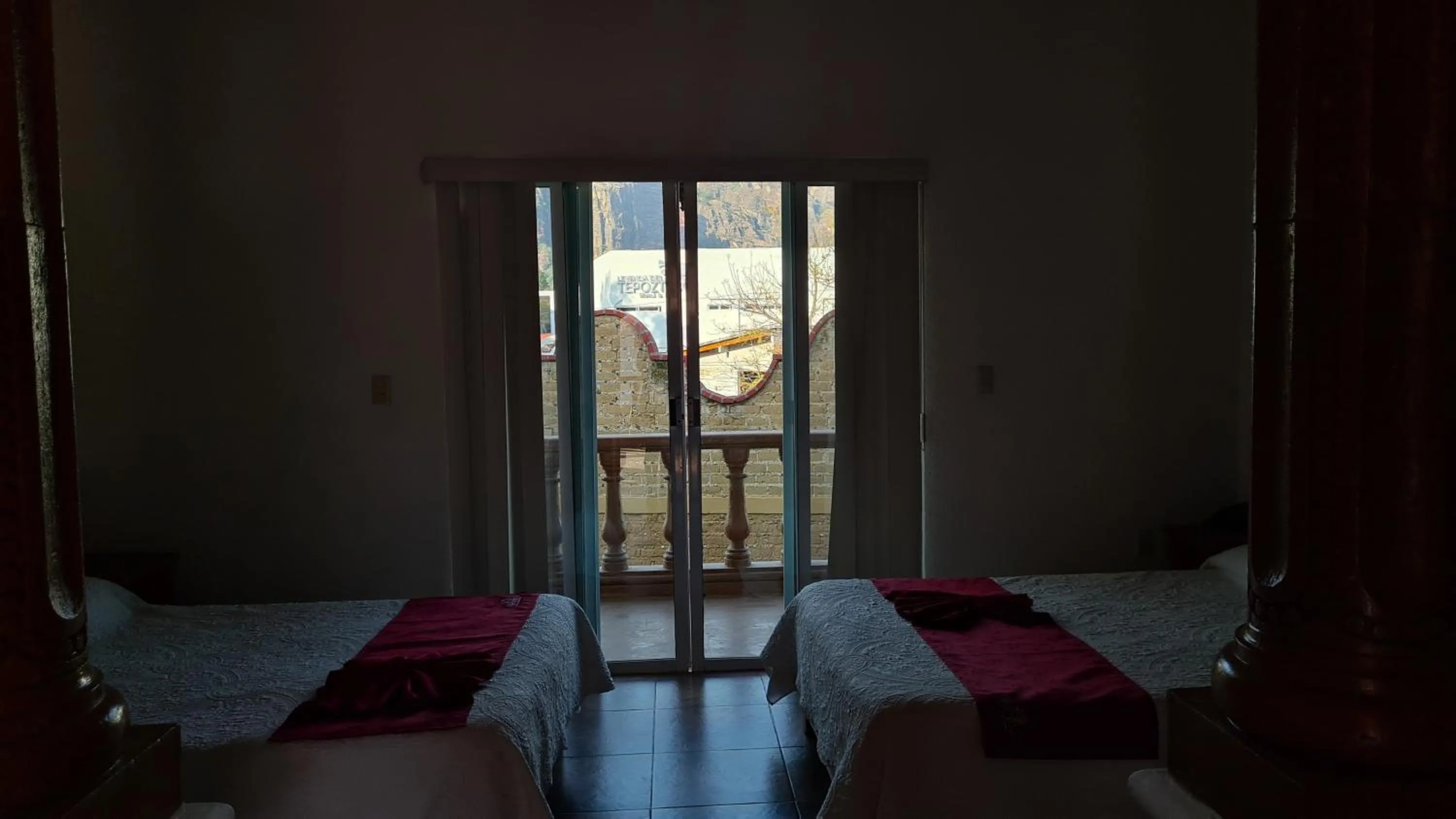 Bed in Hotel Leyenda del Tepozteco