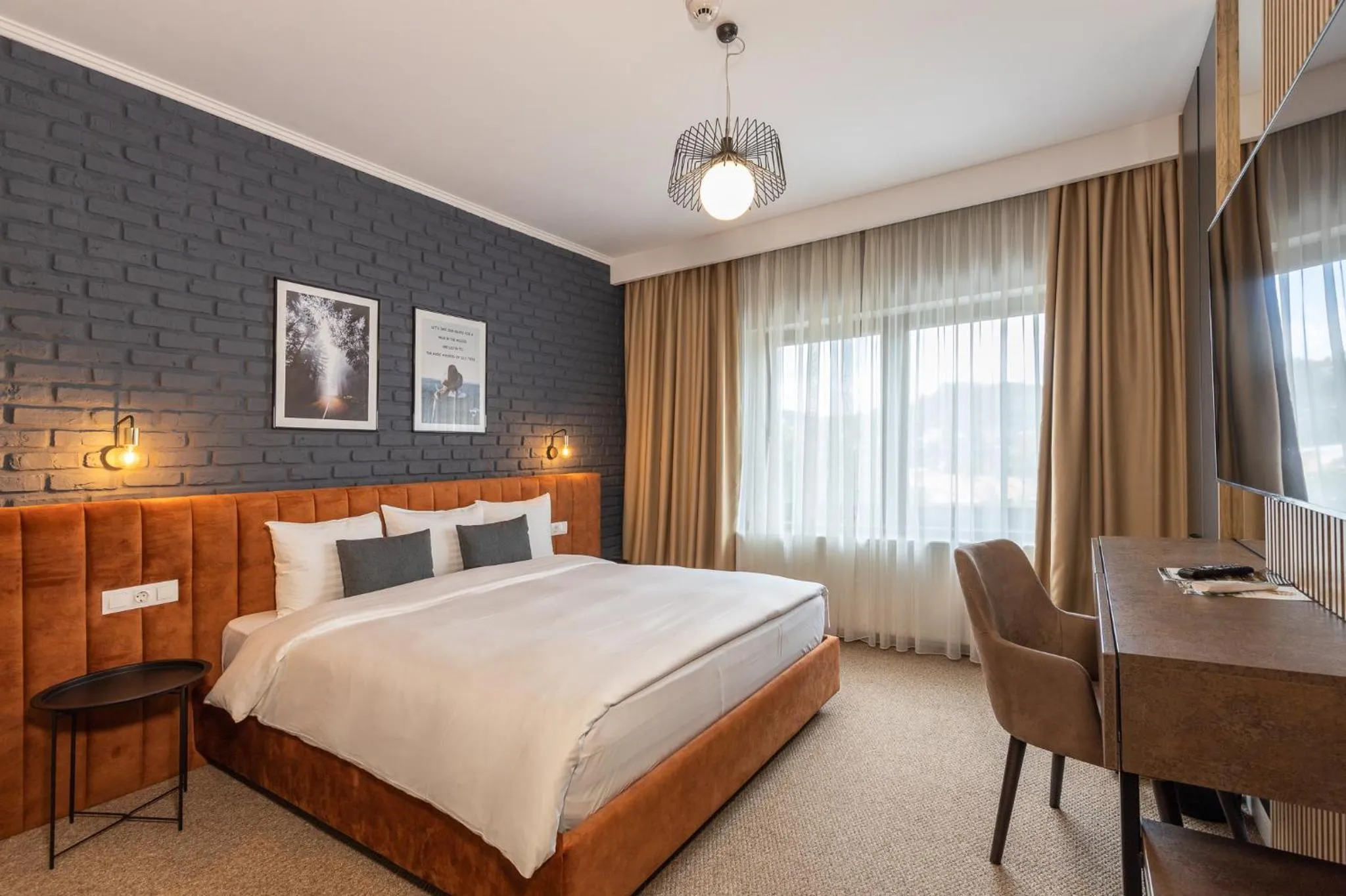 Bedroom, Bed in UpperHouse Suites & More