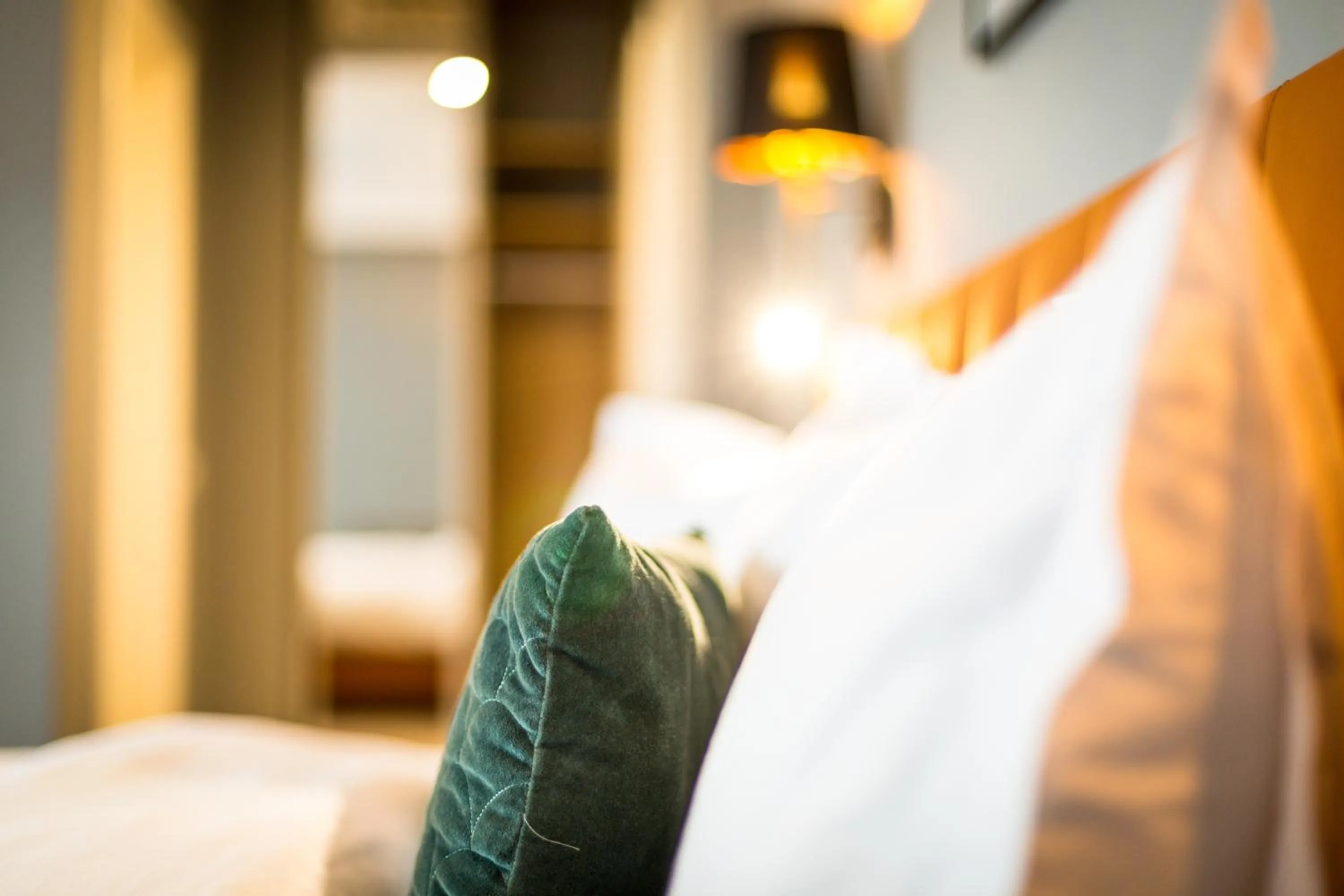 Decorative detail, Bed in UpperHouse Suites & More