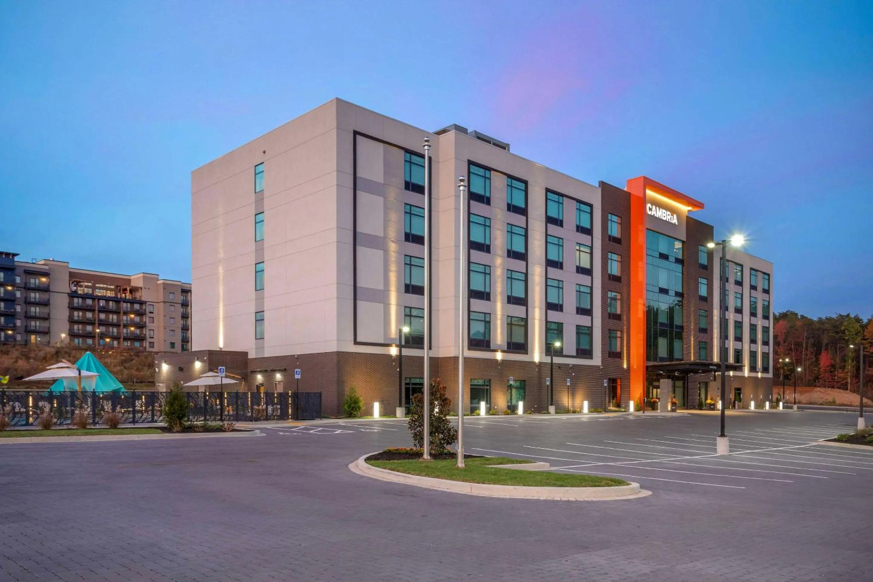 Property building in Cambria Hotel Pigeon Forge