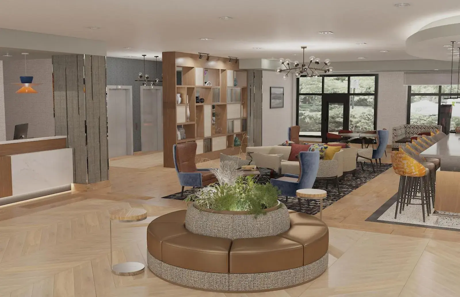 Lobby or reception in Cambria Hotel Pigeon Forge Lobby or reception in Cambria Hotel Pigeon Forge