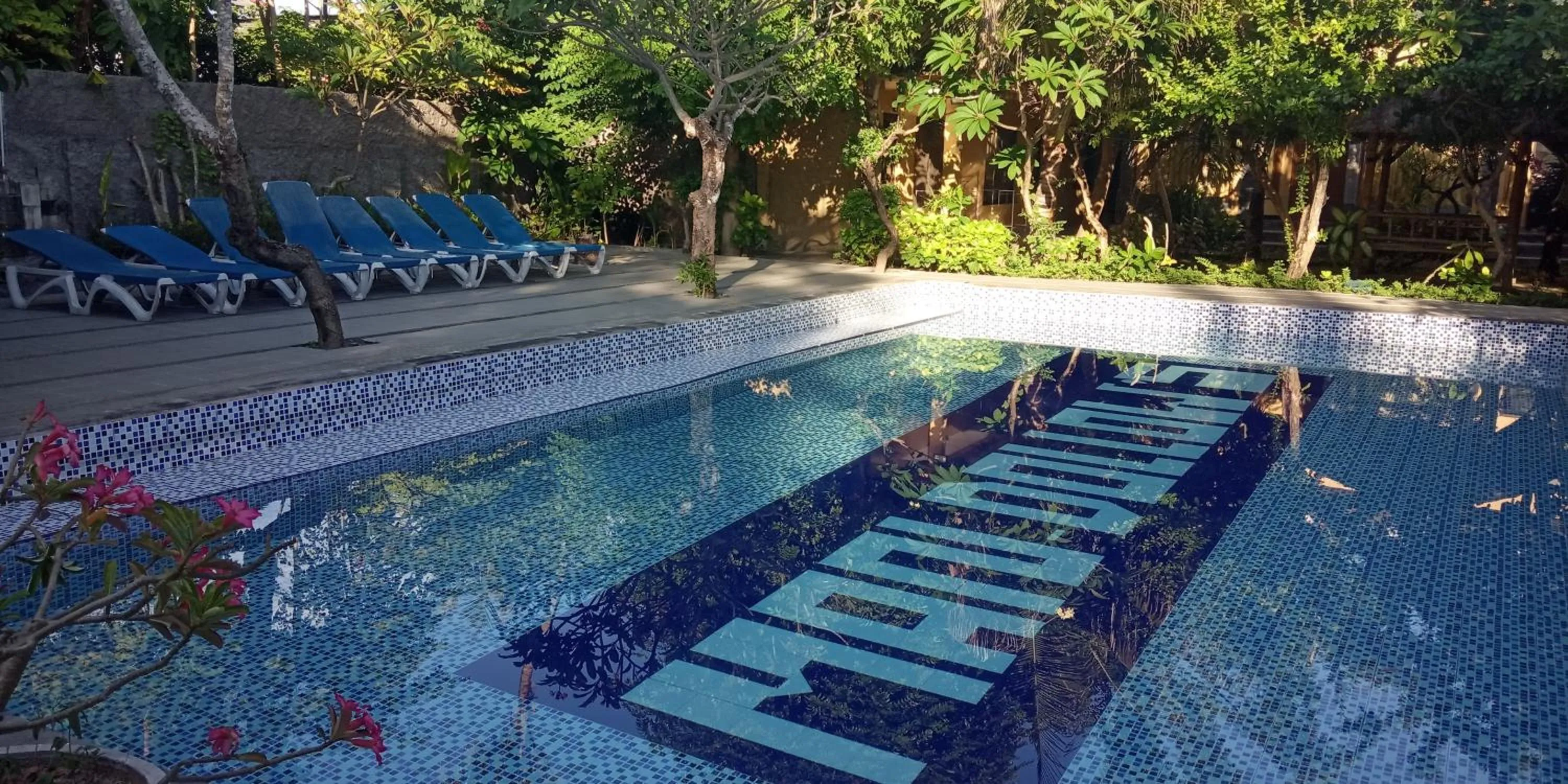 Pool view in Vico hotel