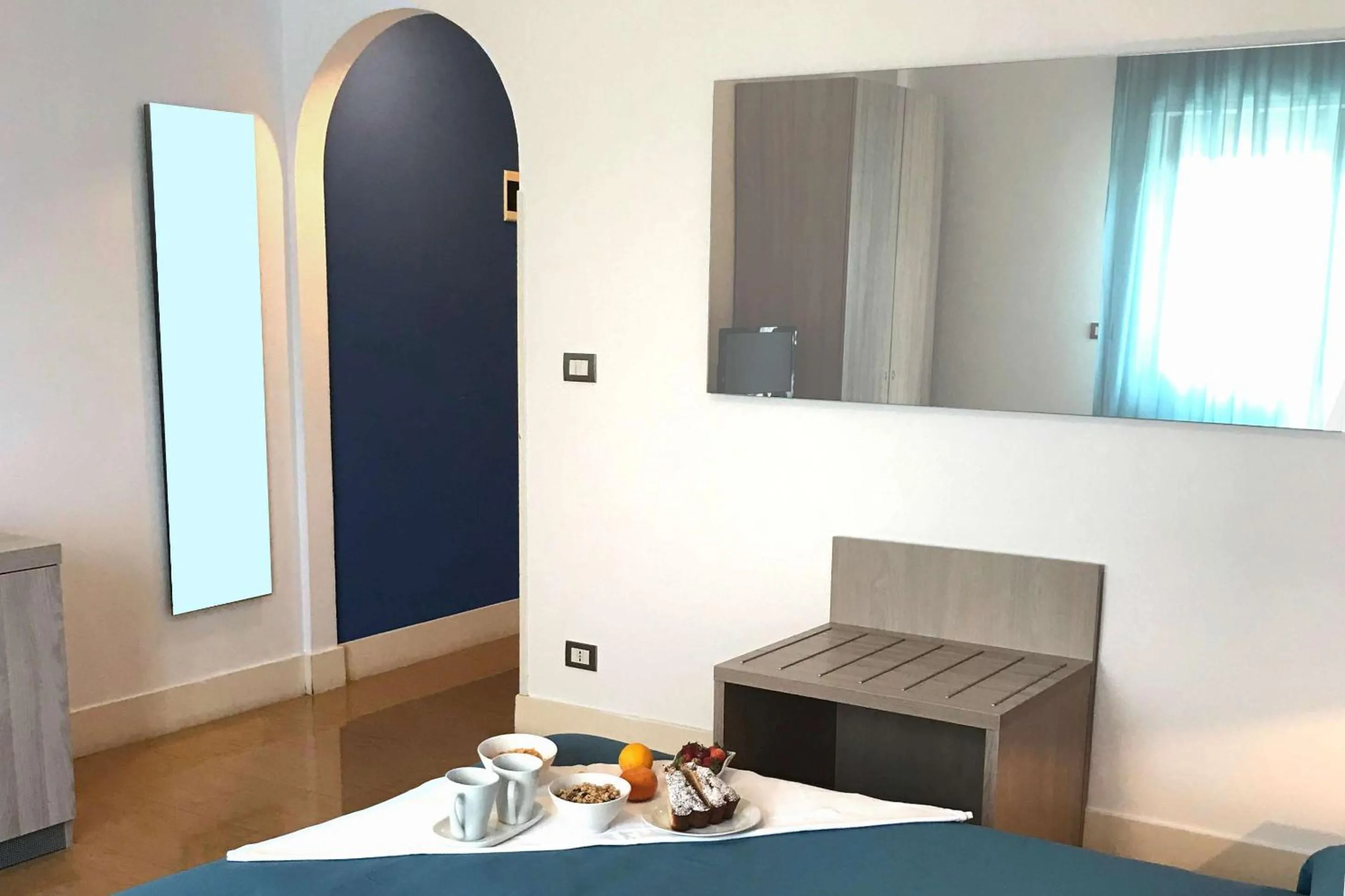 Bed in Hotel Conchiglia d'Oro