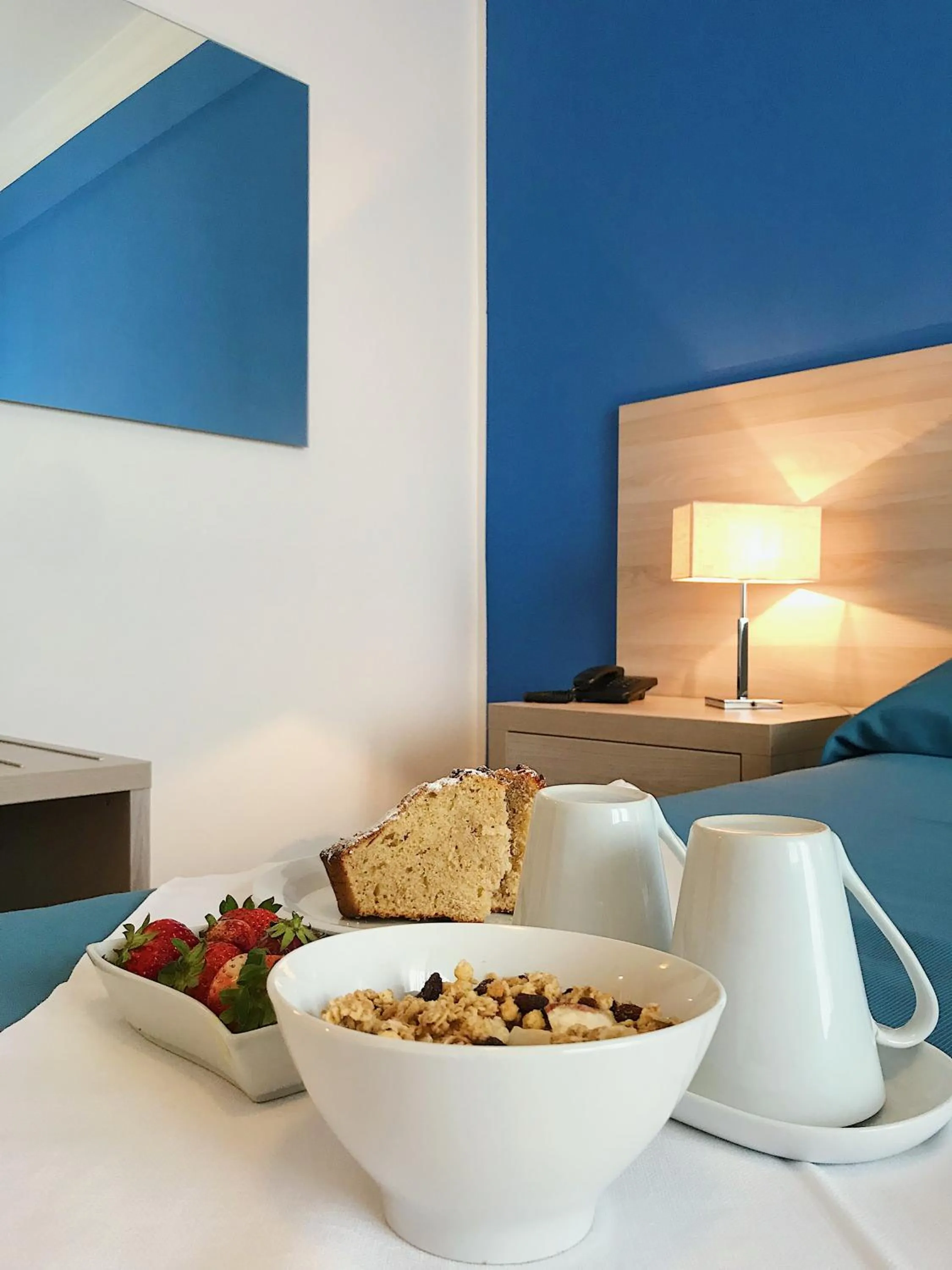 Bed in Hotel Conchiglia d'Oro