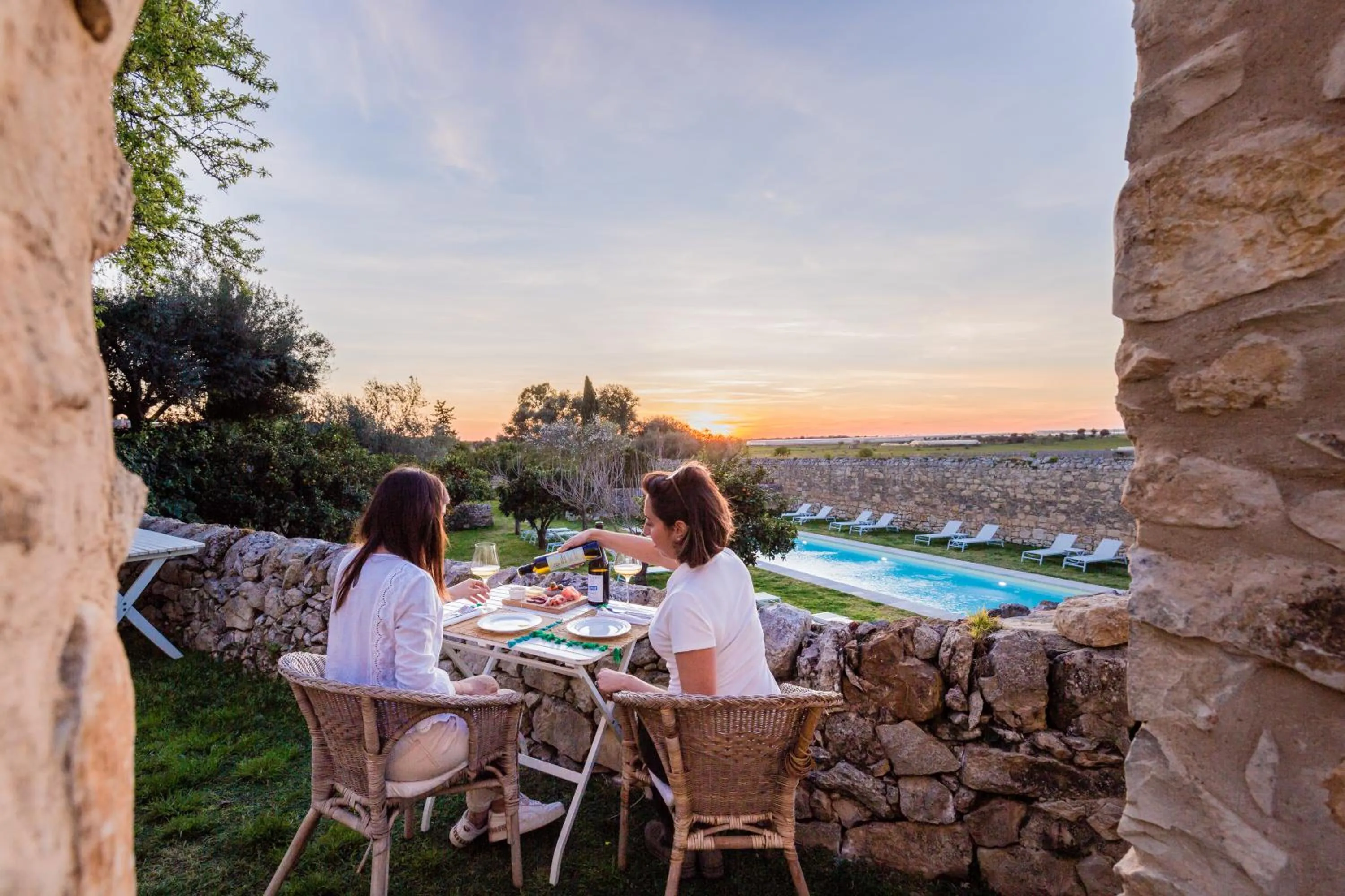 Natural landscape in Baglio Occhipinti