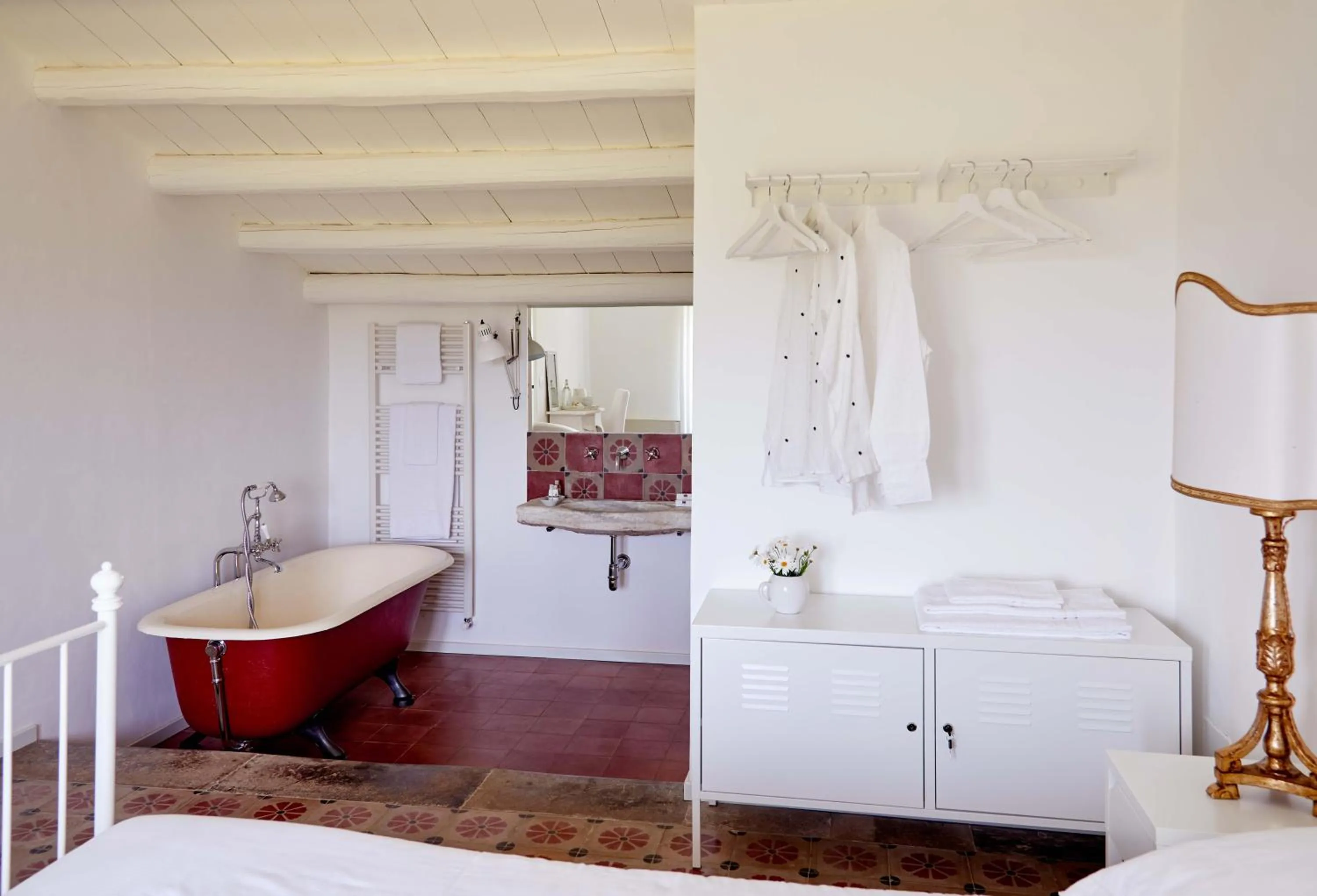 Bathroom, Bed in Baglio Occhipinti