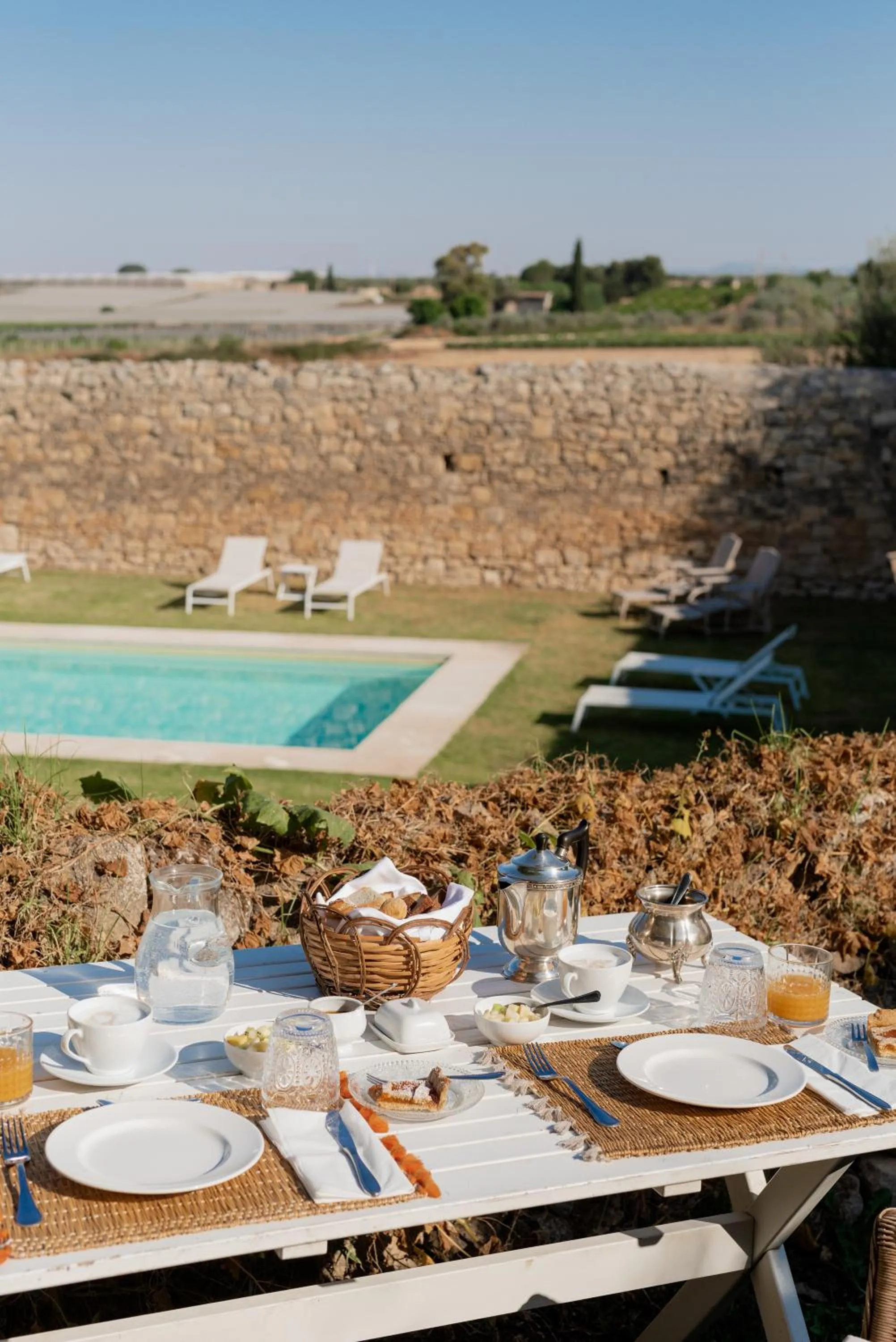 Food and drinks in Baglio Occhipinti