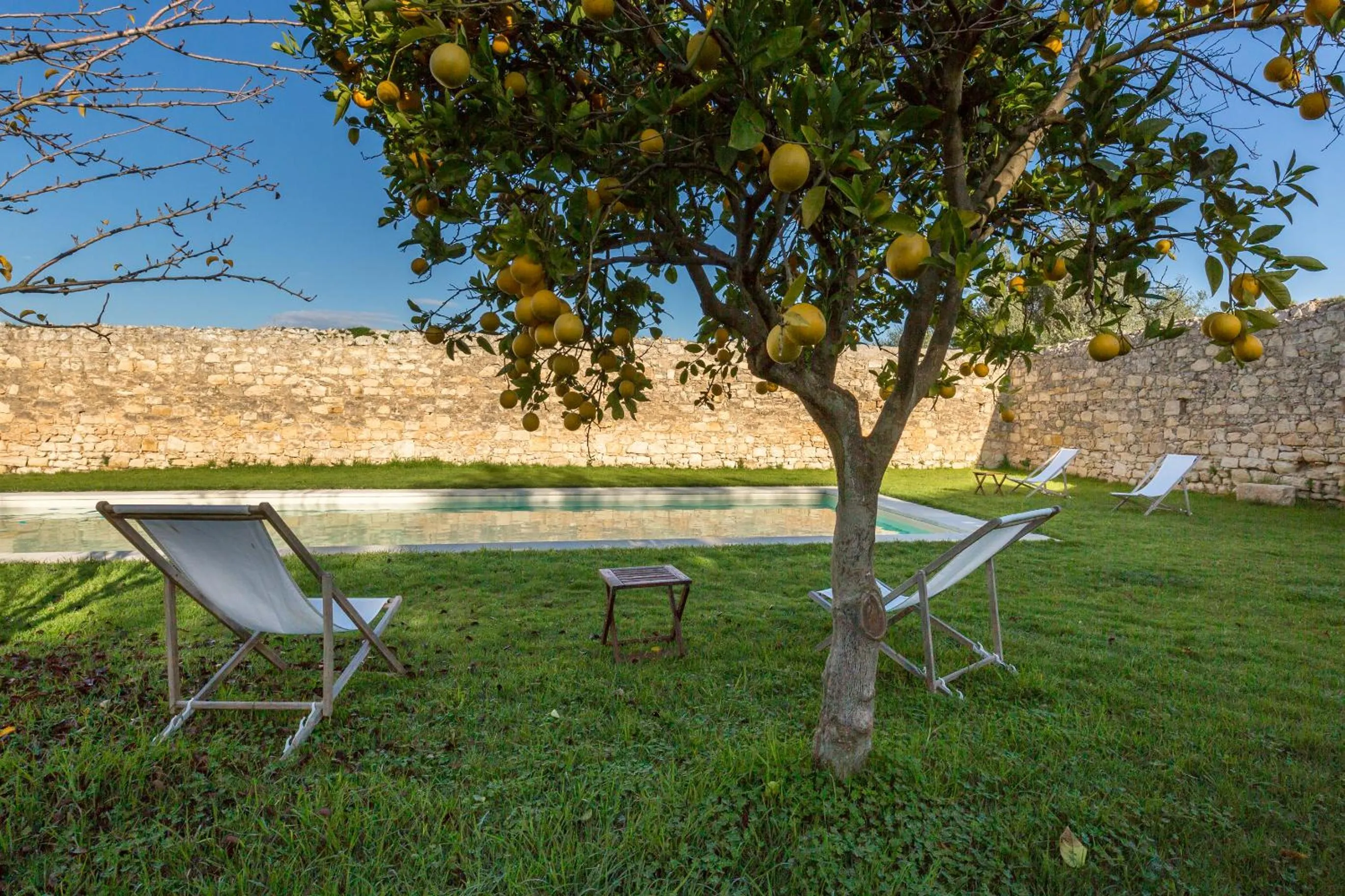 Garden view in Baglio Occhipinti