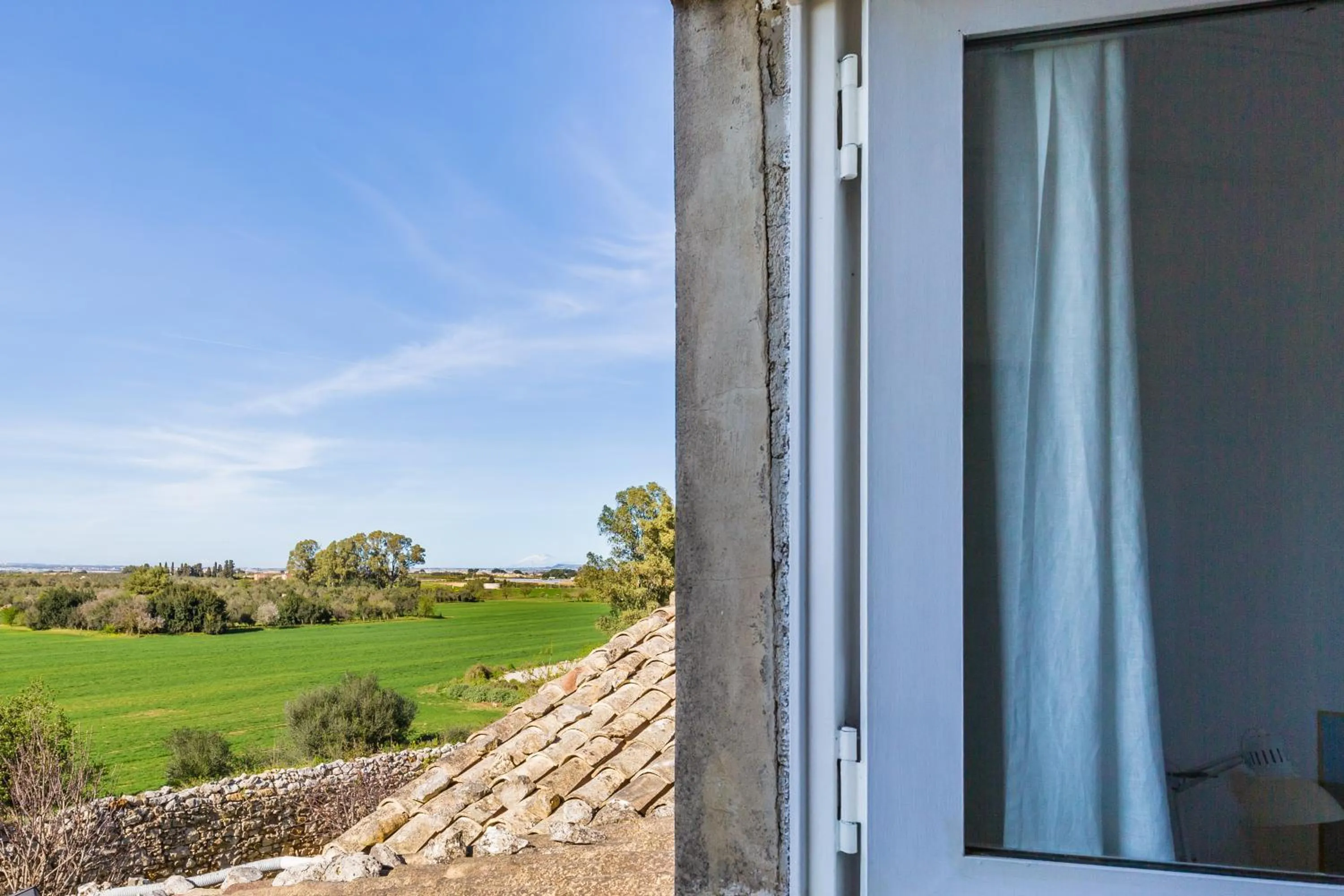 Garden view in Baglio Occhipinti
