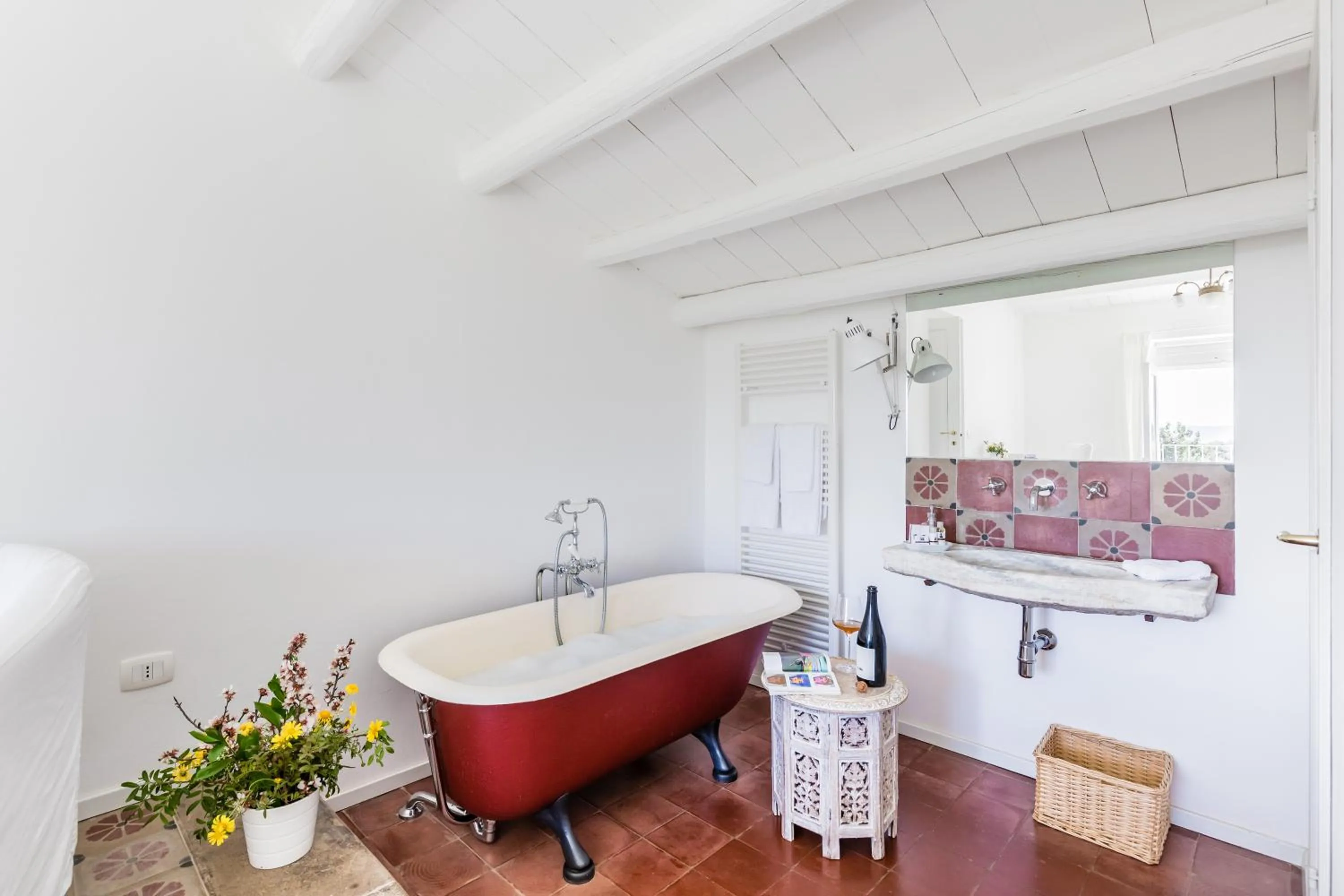 Bath, Bed in Baglio Occhipinti