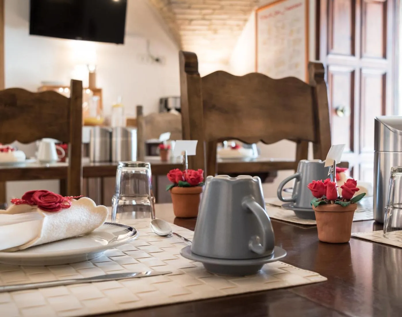 Communal lounge/ TV room in B&B Cantico Delle Creature