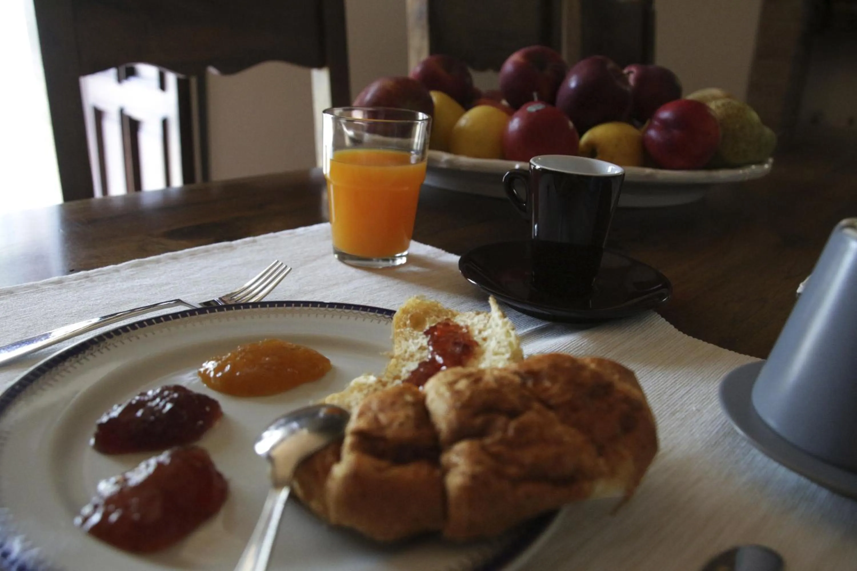 Italian breakfast in B&B Cantico Delle Creature