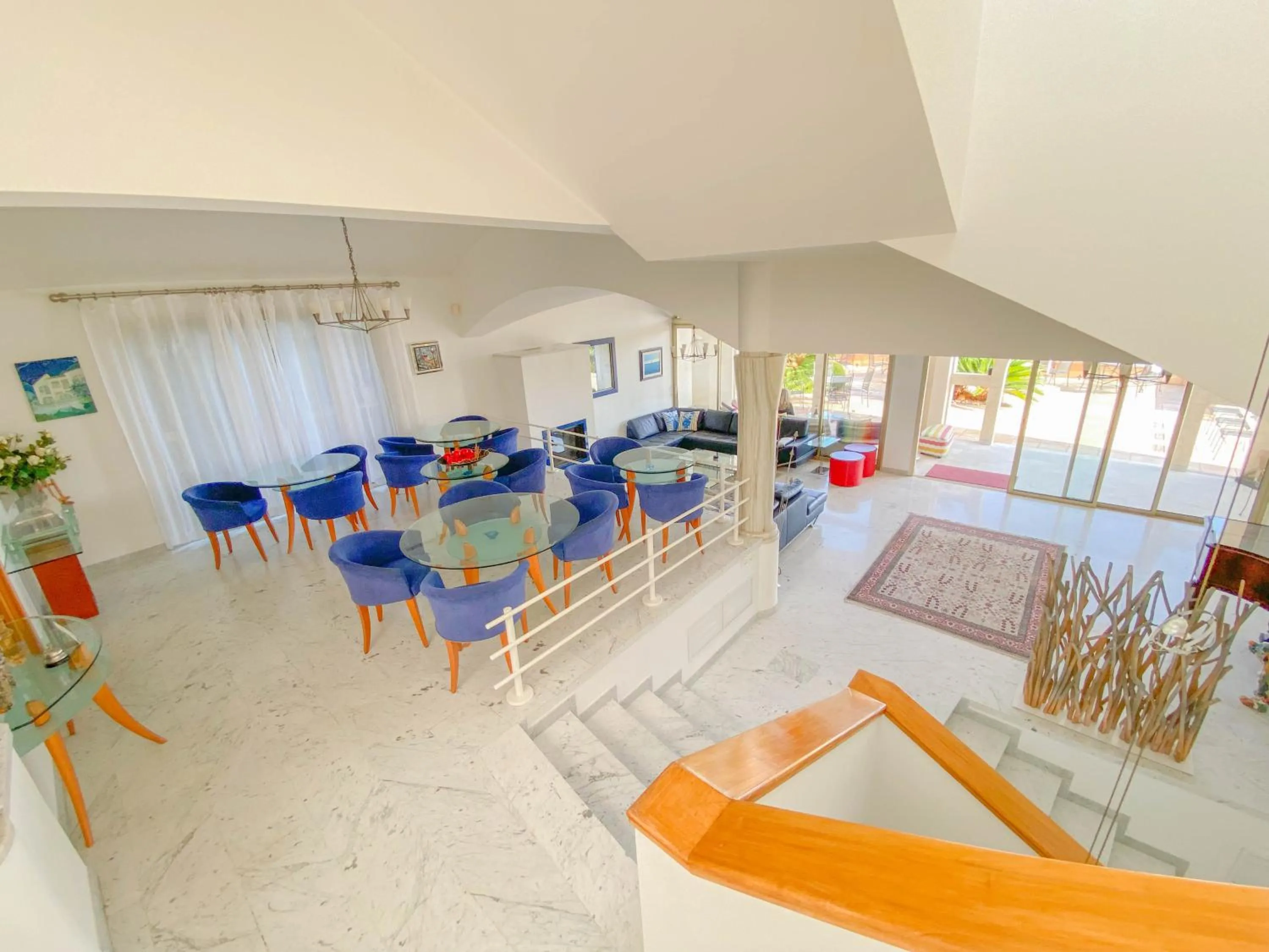 Dining area in Villa St Maxime