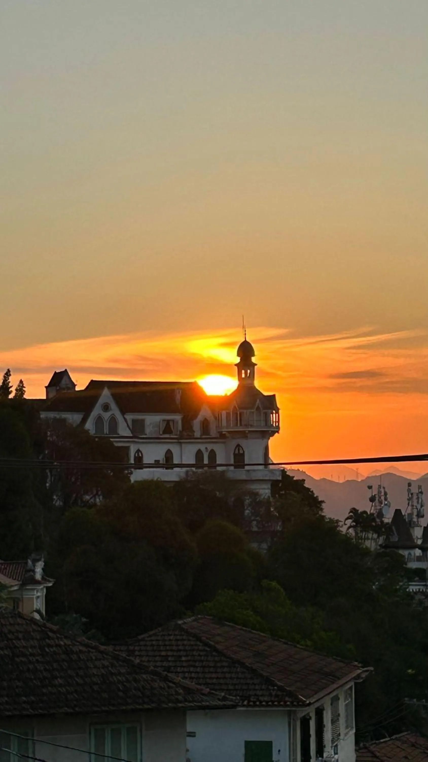 Sunset in Inn House Santa Teresa