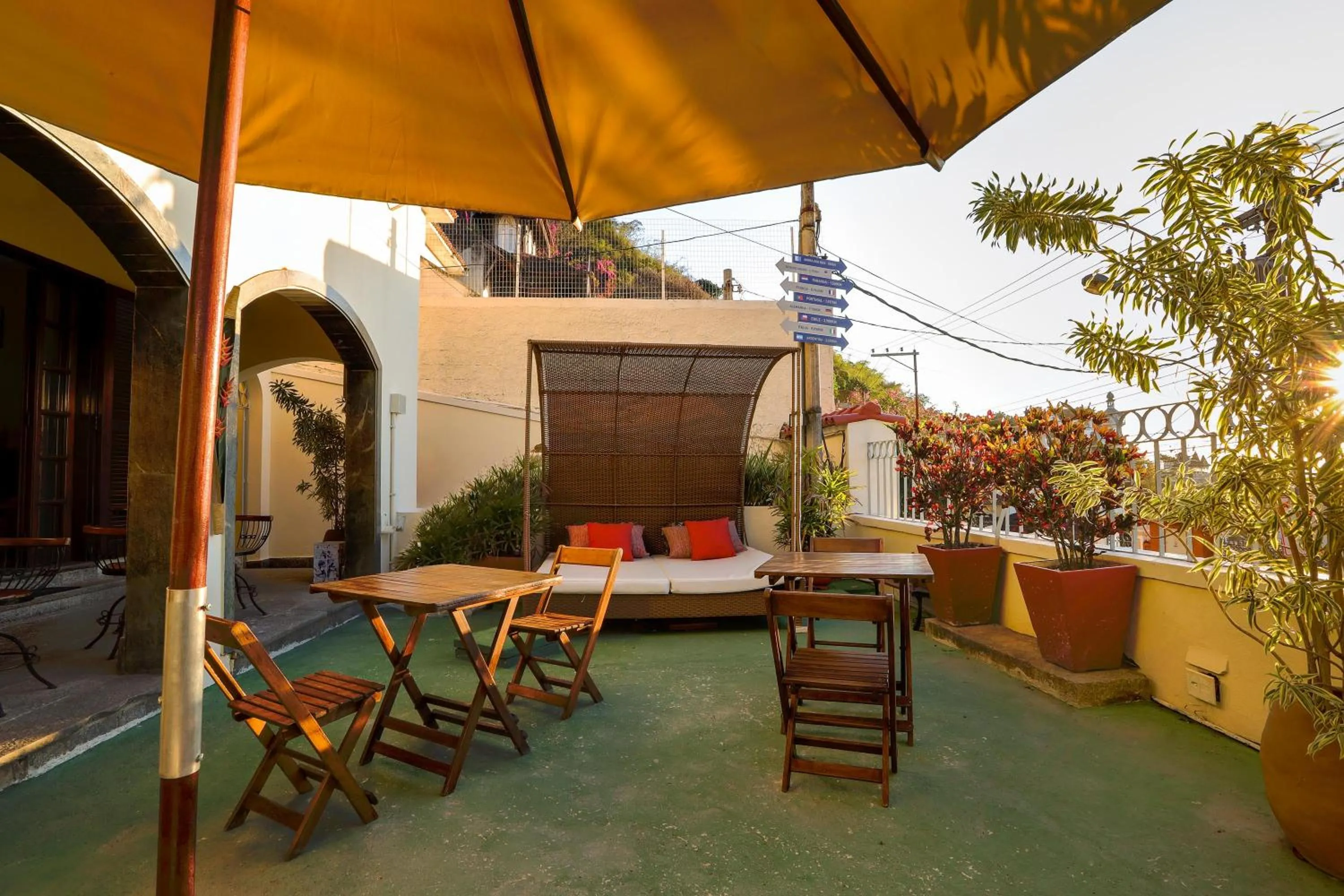 Garden in Inn House Santa Teresa