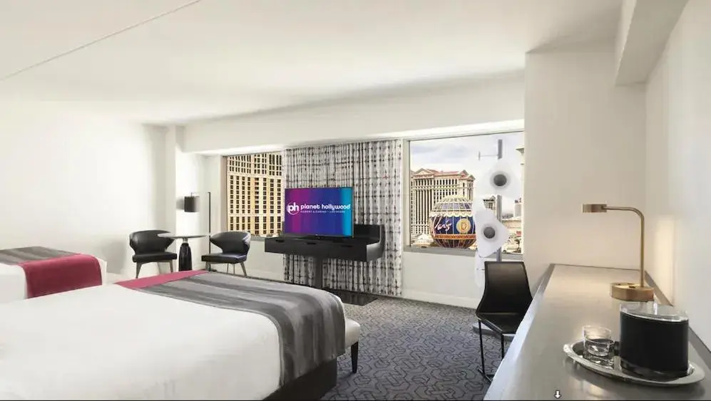 Ultra Panorama Suite 2 Queen Beds + 1 King Bedroom in Planet Hollywood Resort & Casino by Suiteness Ultra Panorama Suite 2 Queen Beds + 1 King Bedroom in Planet Hollywood Resort & Casino by Suiteness