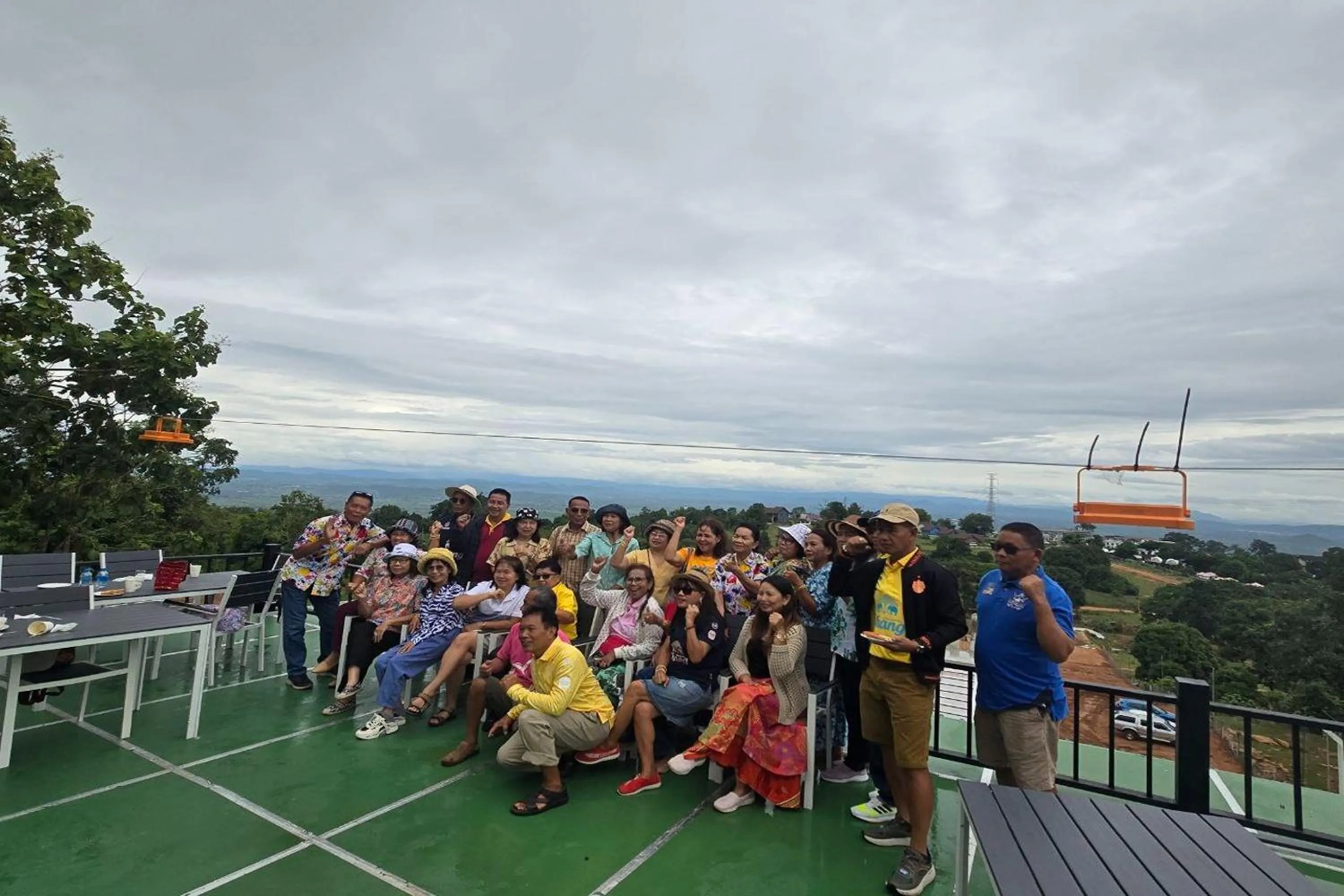 group of guests in Ice Hill